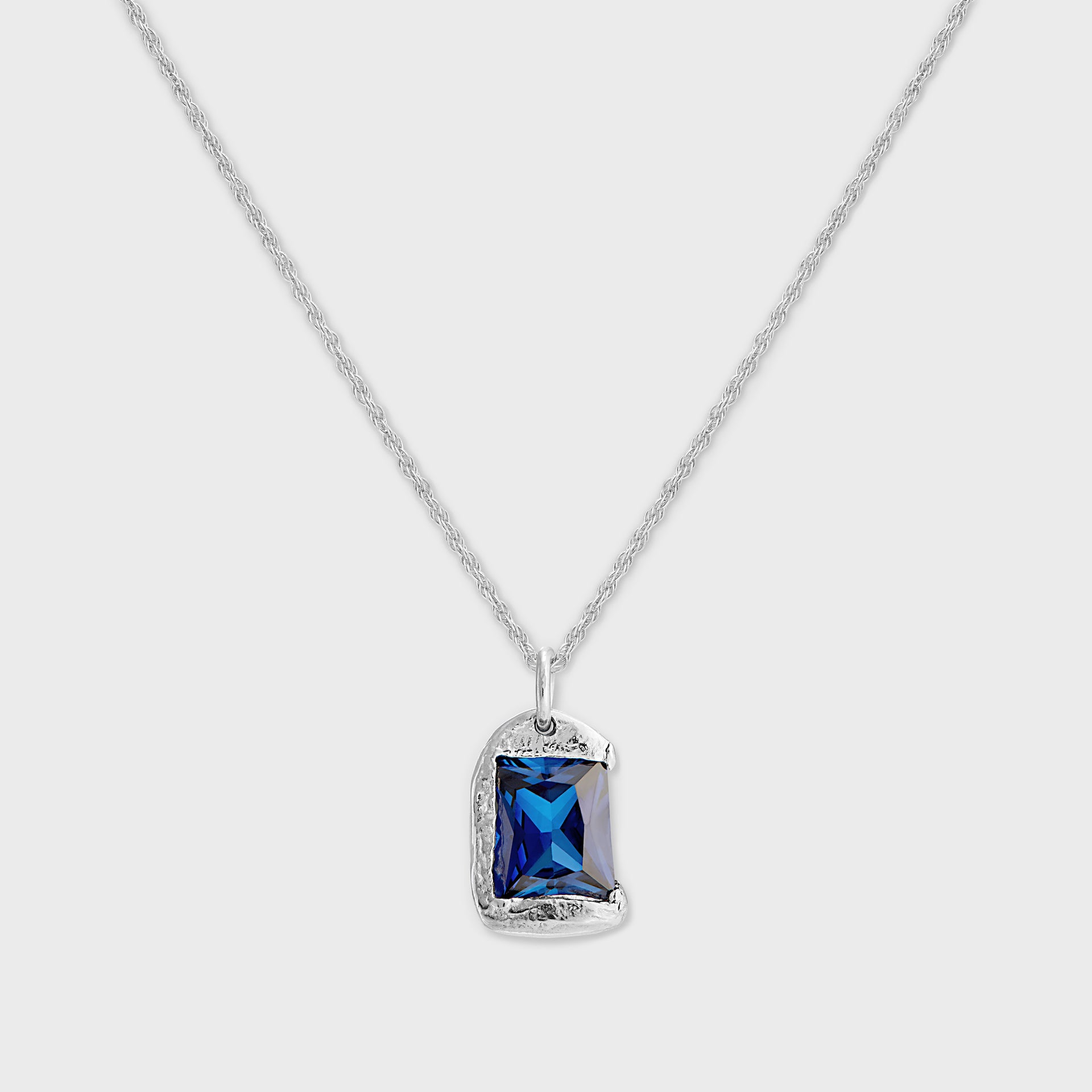 Bleue Burnham Rose Pendant in Blue