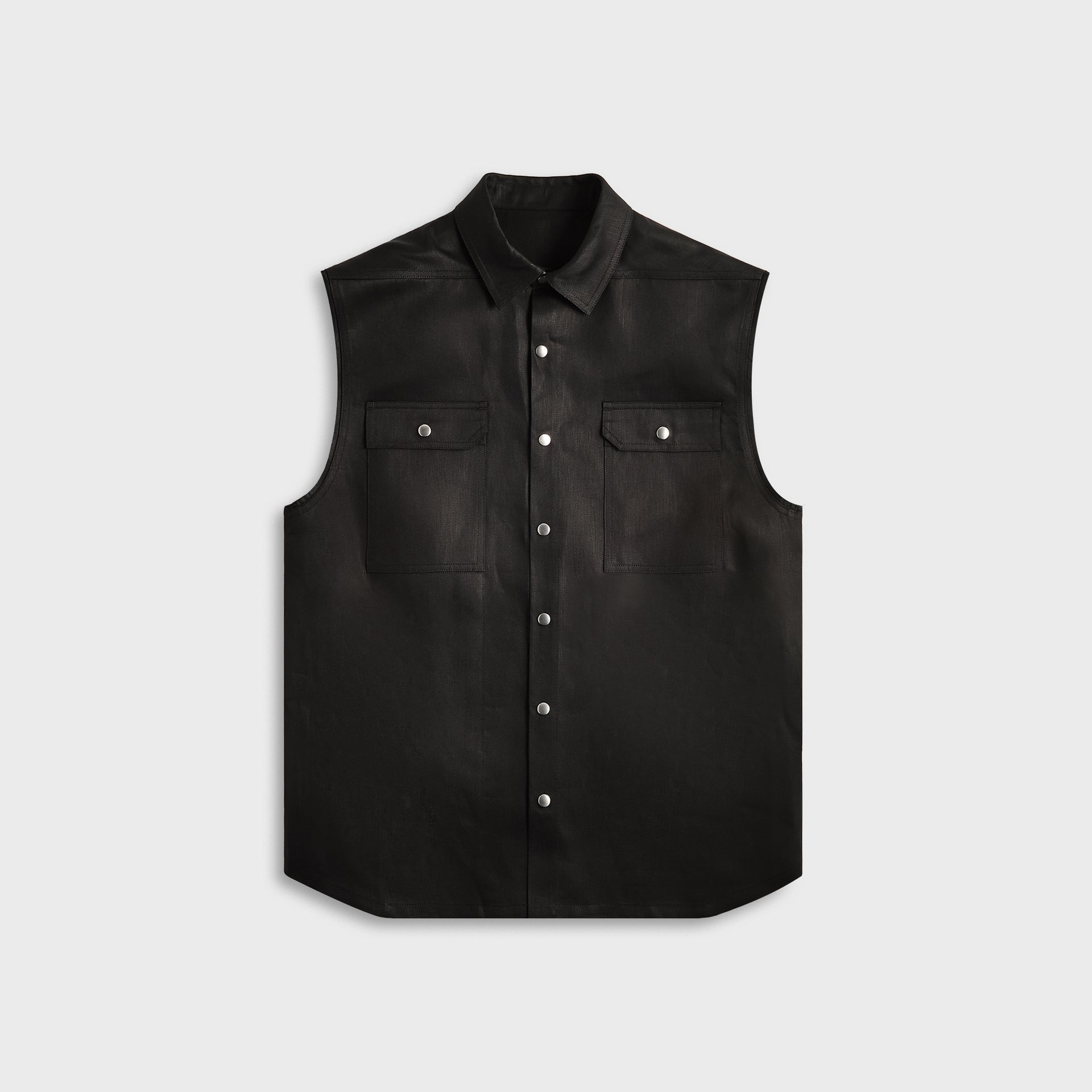 Rick Owens Giacca Senza Maniche Jumbo Sl Outershirt - Black