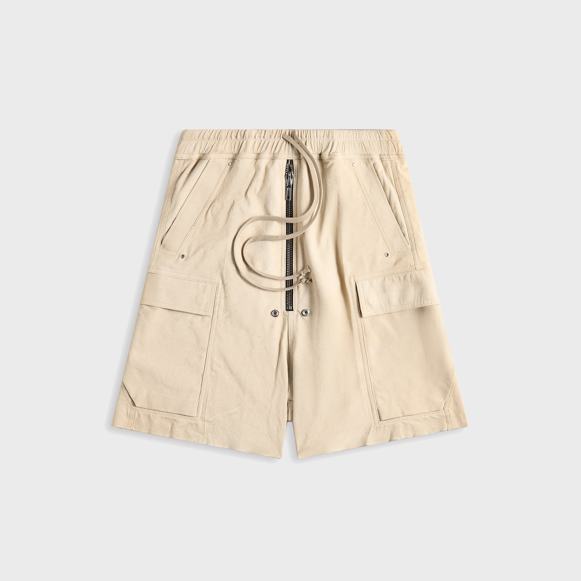 Rick Owens Shorts In Pelle Cargobela - Dinge
