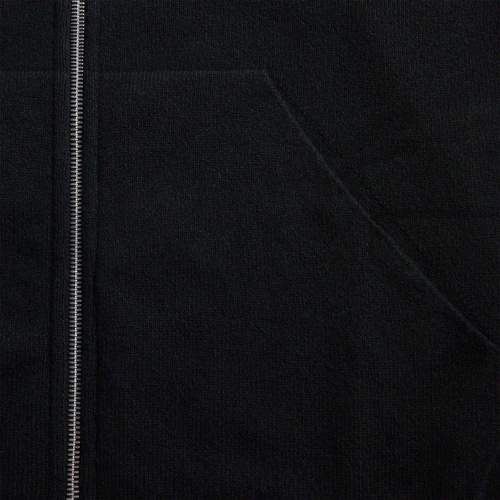 Rick Owens Zipped Hoodie - Black