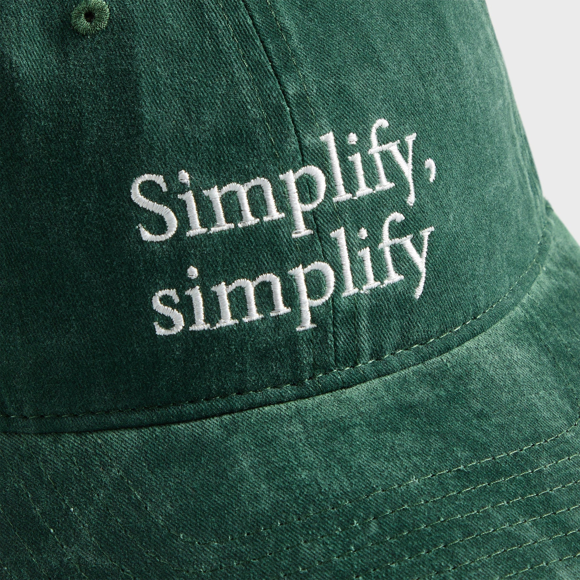 South2 West8 Simplify Strap Back Cap - Green