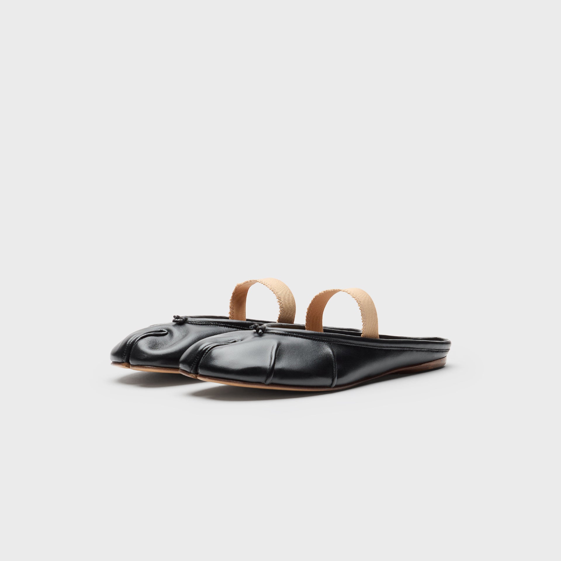 Maison Margiela Tabi Ballerina Mule Elastic Band - Black