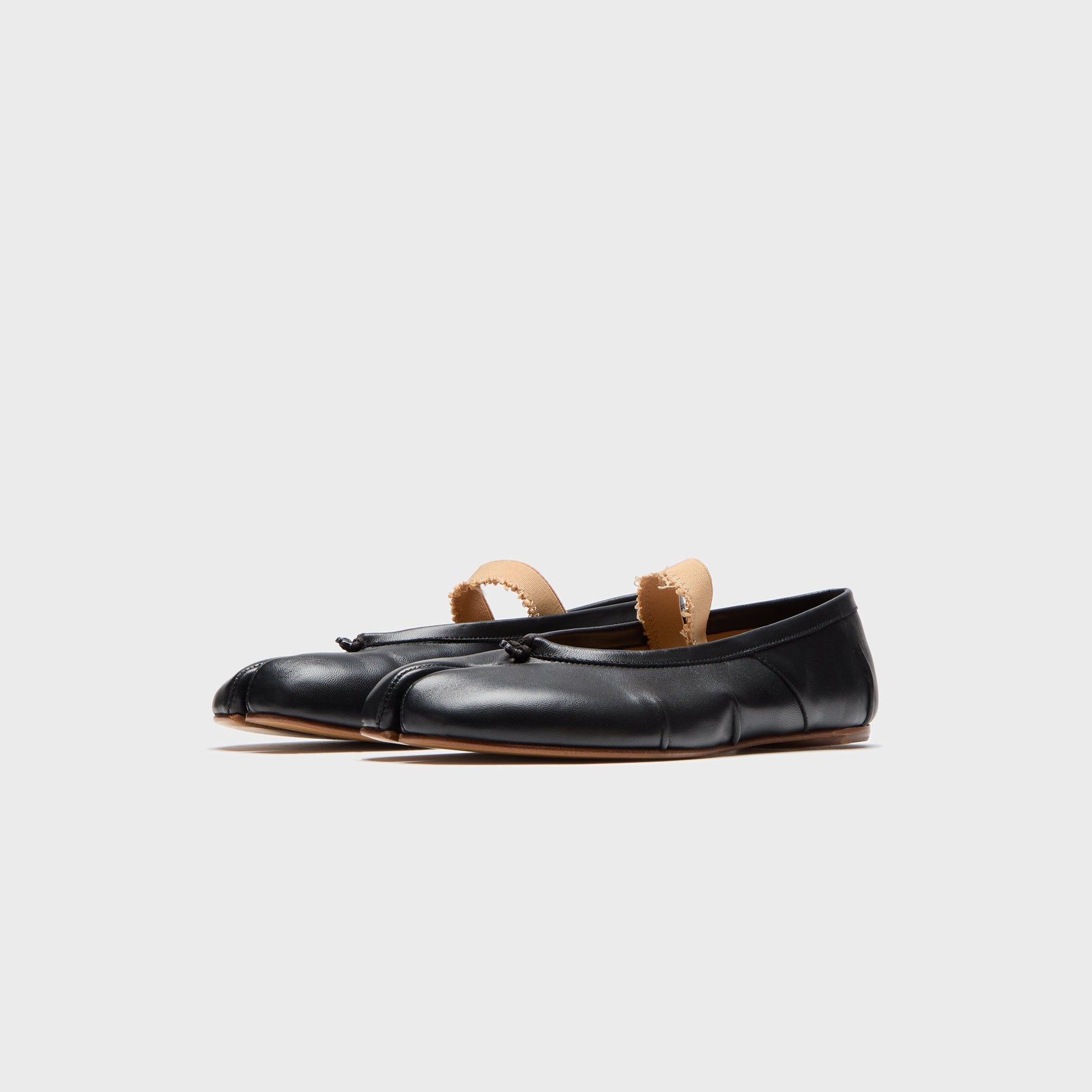 Maison Margiela Tabi Elastic Band Ballerina - Black / Nude