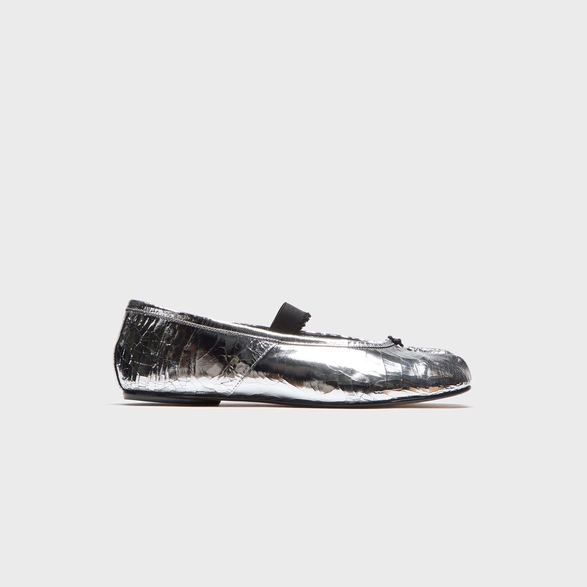 Maison Margiela Tabi Ballerina - Broken Mirror / Elastic Silver / Black