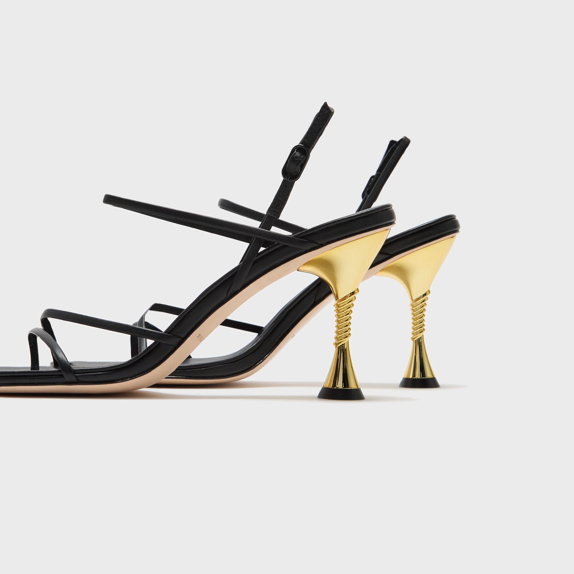 Studio Amelia Helix 90 Sandal - Black