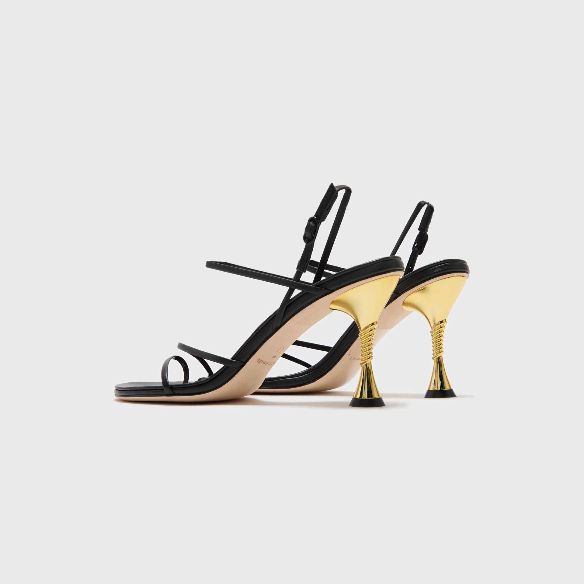 Studio Amelia Helix 90 Sandal - Black