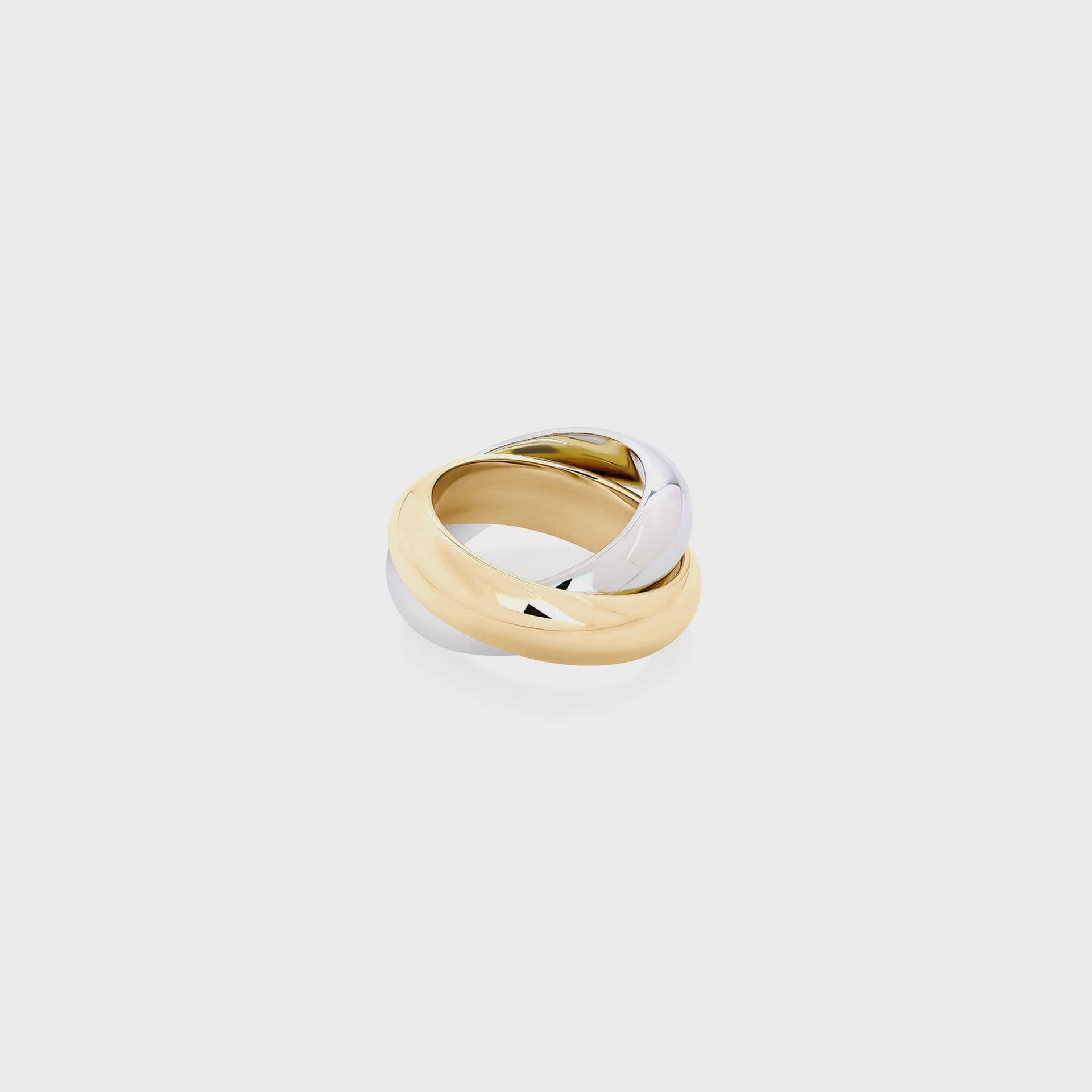 SHASHI Ross Ring in Gold / Silver