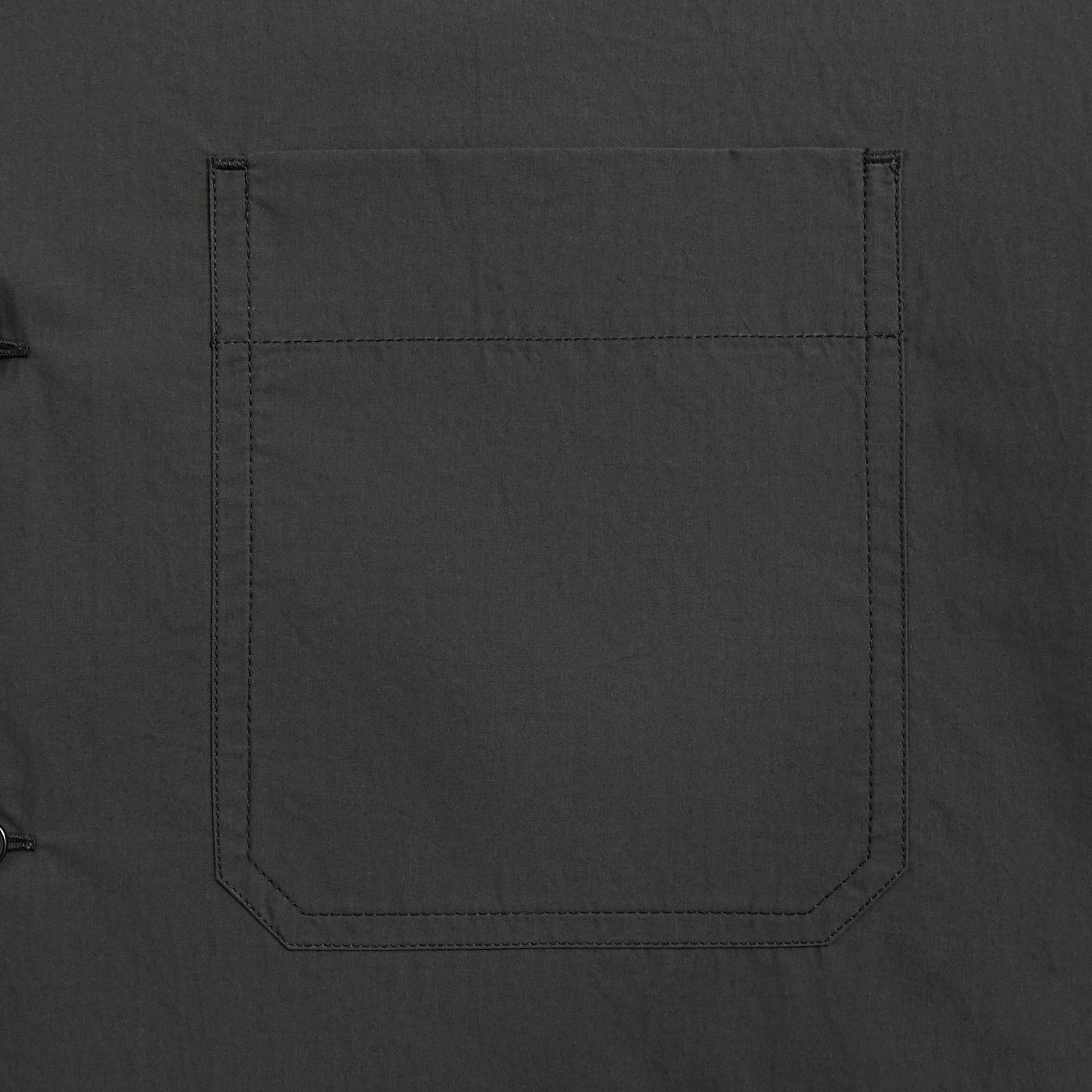 Lemaire Convertible Shirt in Charcoal