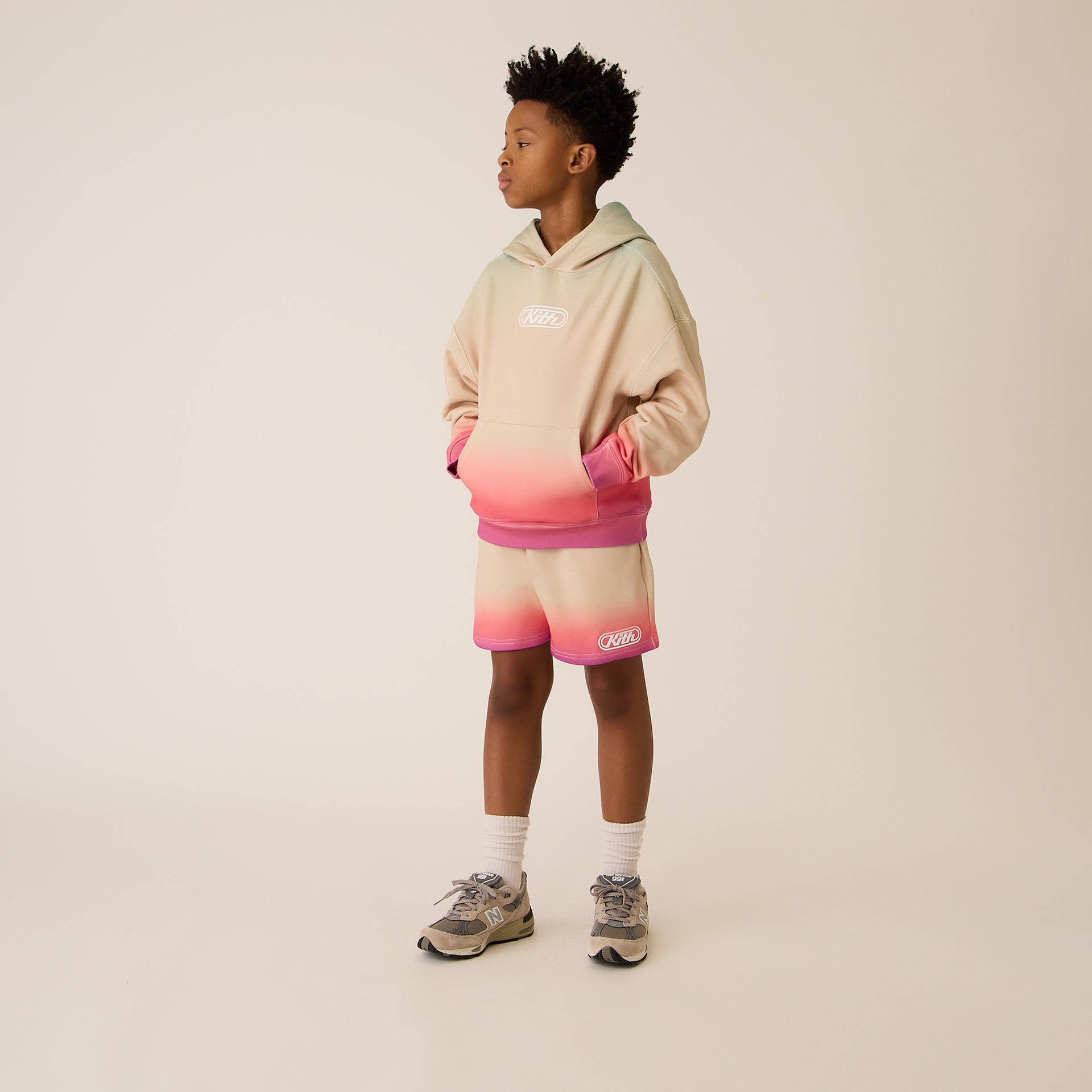 Kith Kids Ombre Liam Short in Tempo