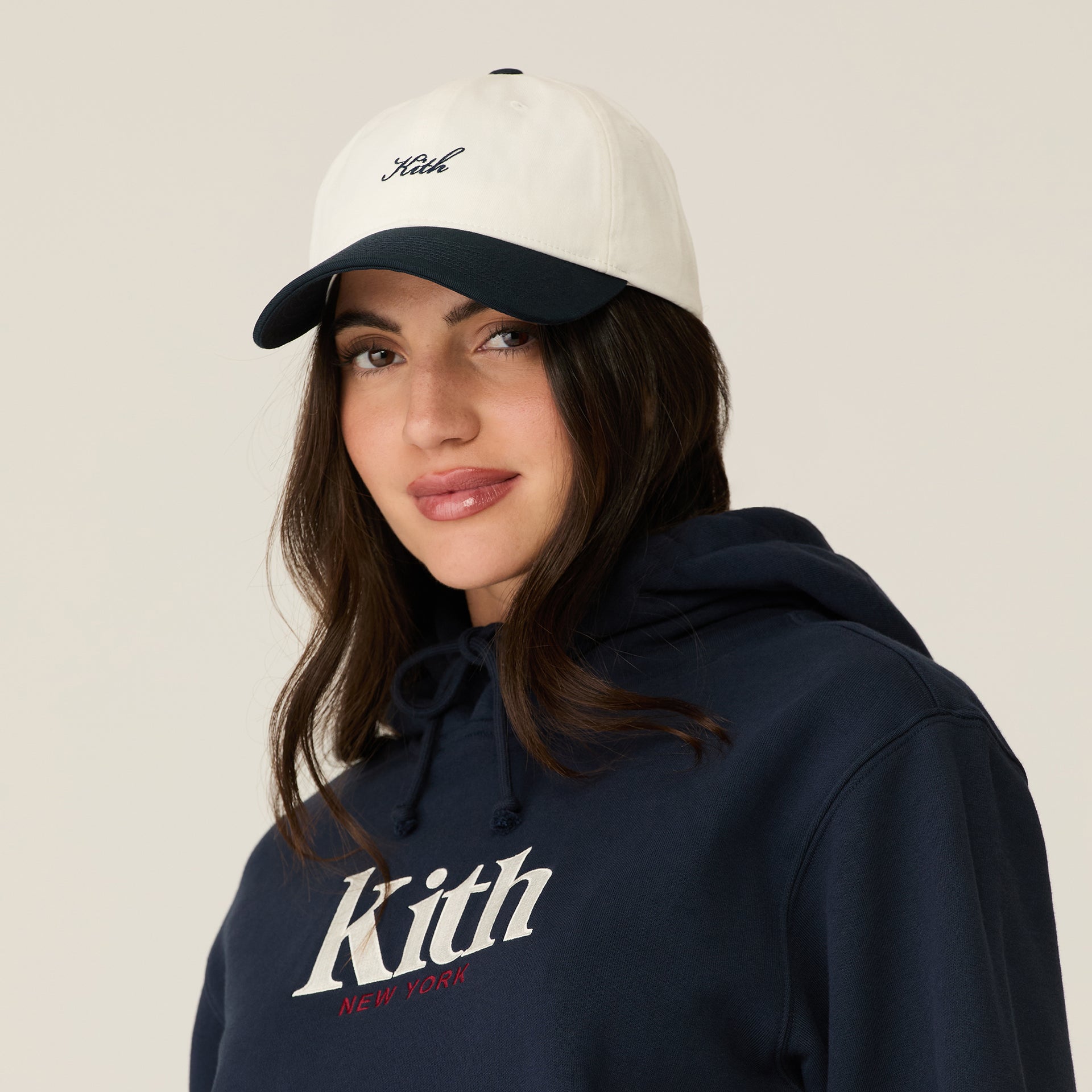 Kith Women Script Logo Classic Cap - Nocturnal
