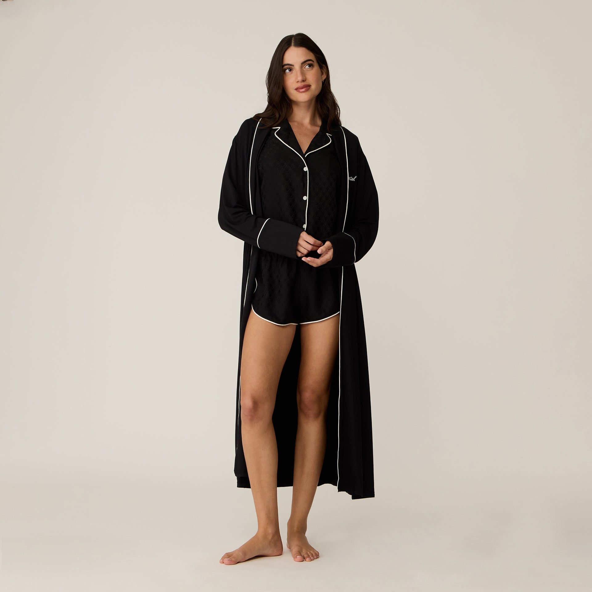 Kith Women Modal Robe - Black