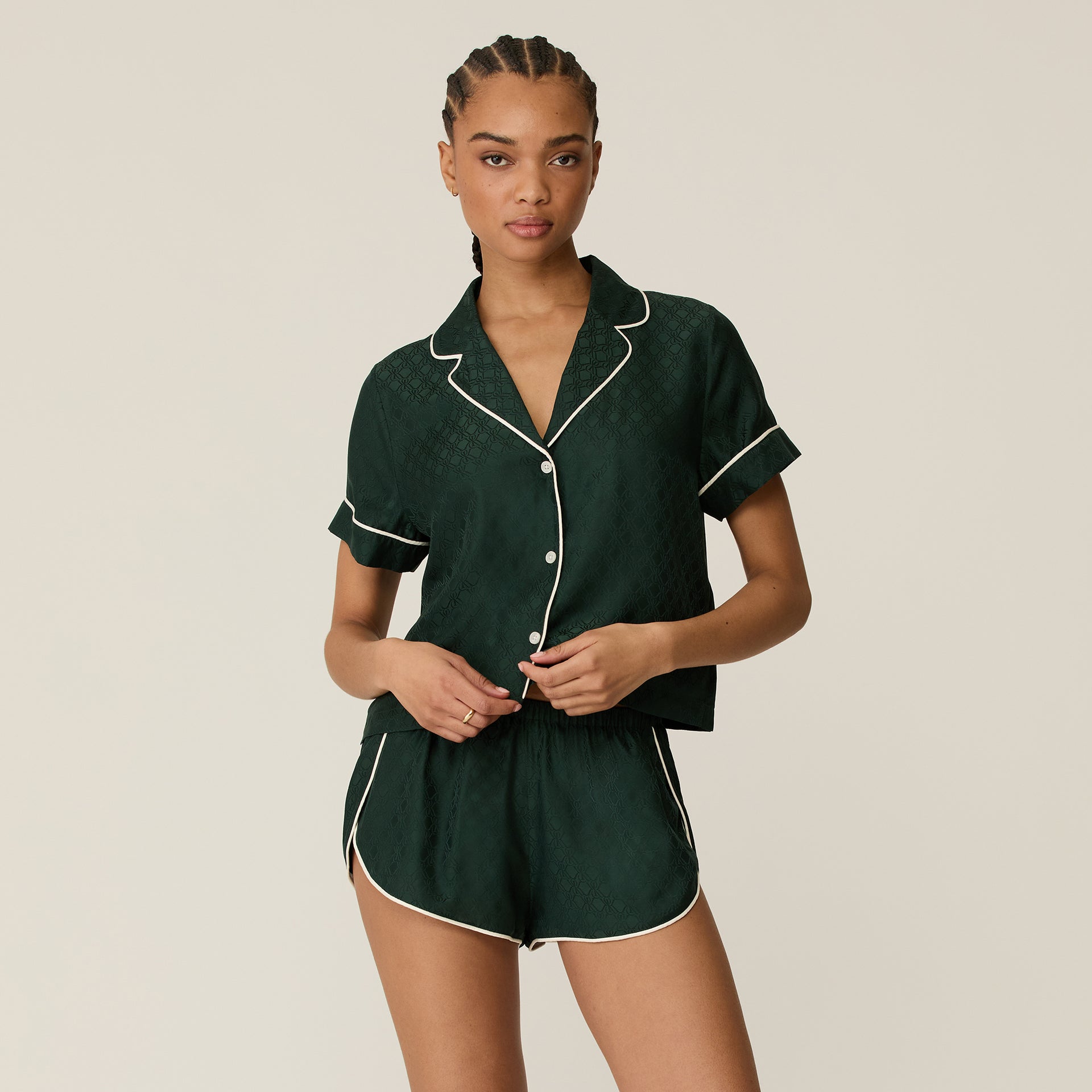 Kith Women Crest Monogram Pajama Set - Stadium