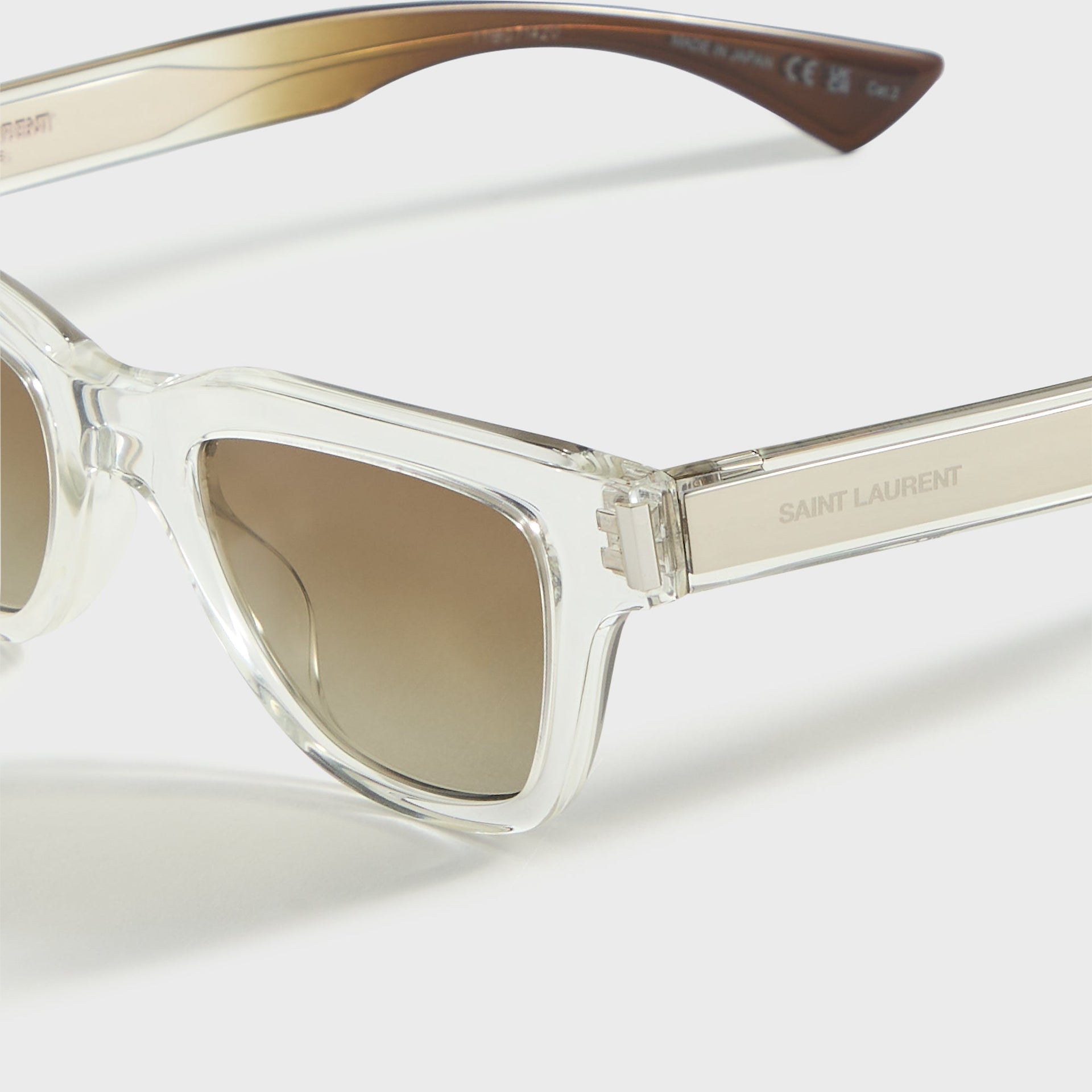 Saint Laurent SL789JACQUESin004 in Crystal Frame / World Lens
