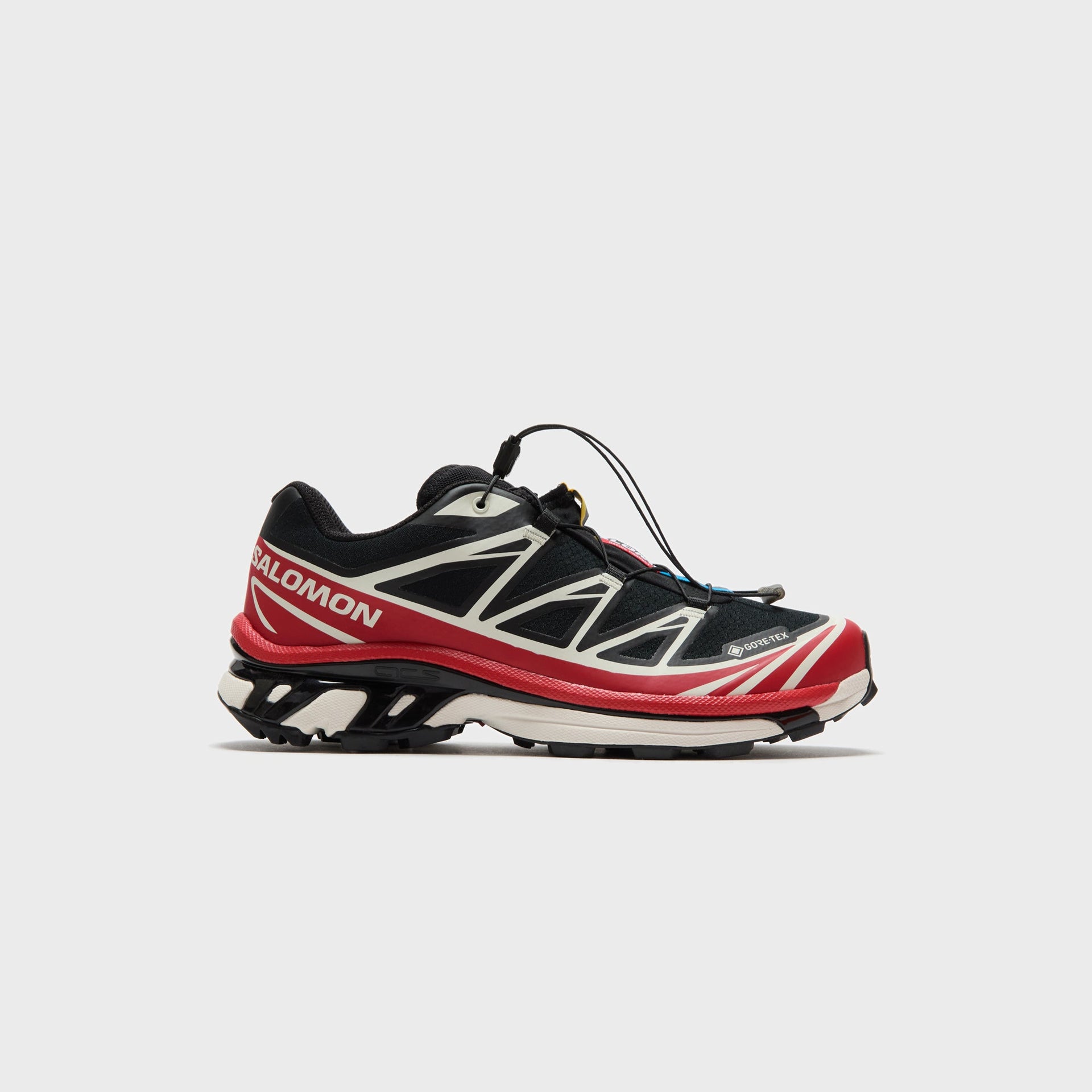 Salomon XT-6 GTX - Black / Flame Scarlet / Vanilla Ice