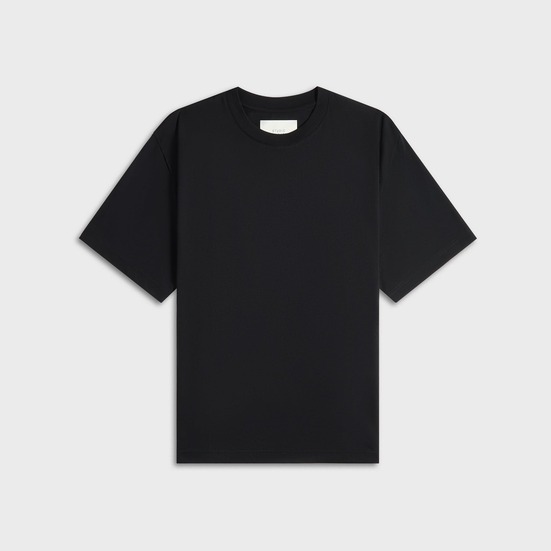 Studio Nicholson Lay Boxy Fit Tee - Black