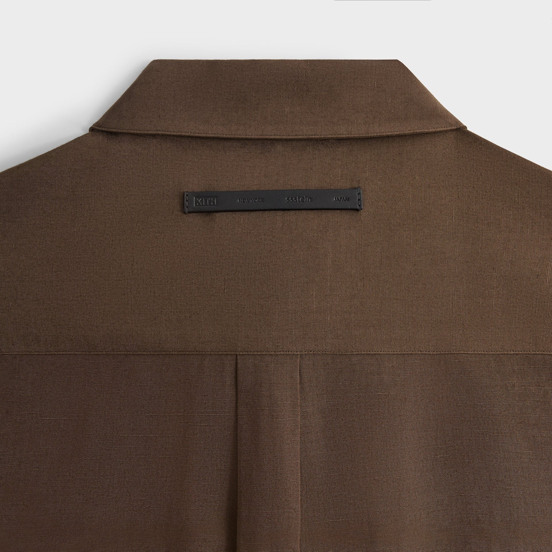 Kith 101 for ssstein Rayon Linen Button Down Shirt - Kindling
