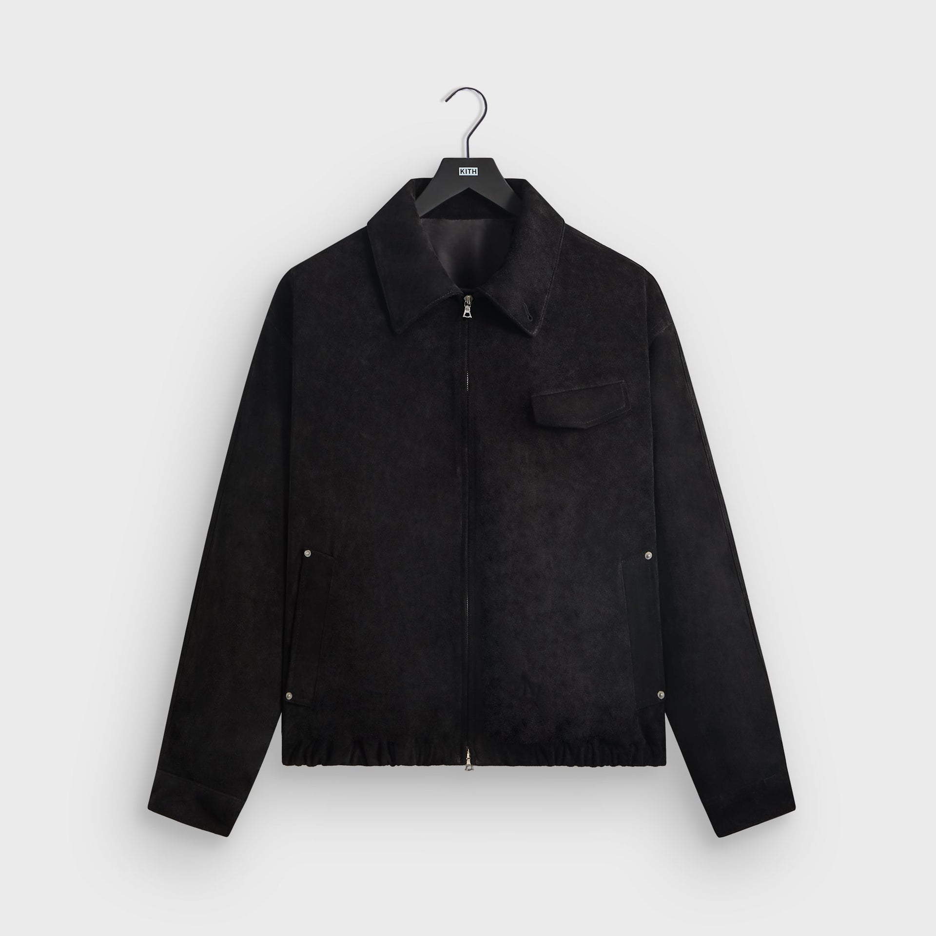 Kith 101 for ssstein Suede Zip Front Jacket - Black
