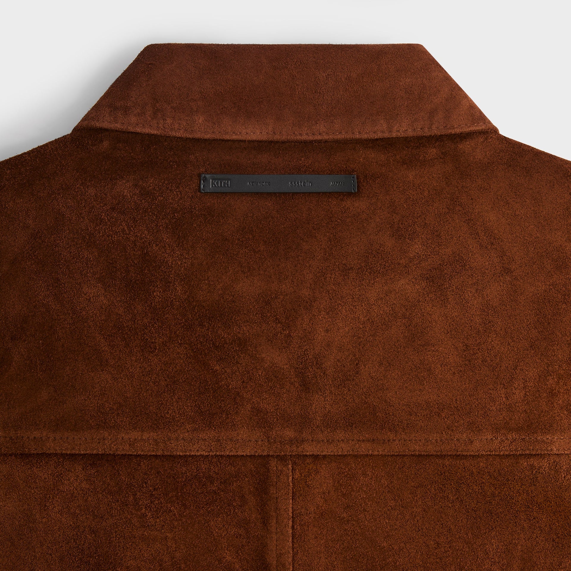 Kith 101 for ssstein Suede Zip Front Jacket - Walnut