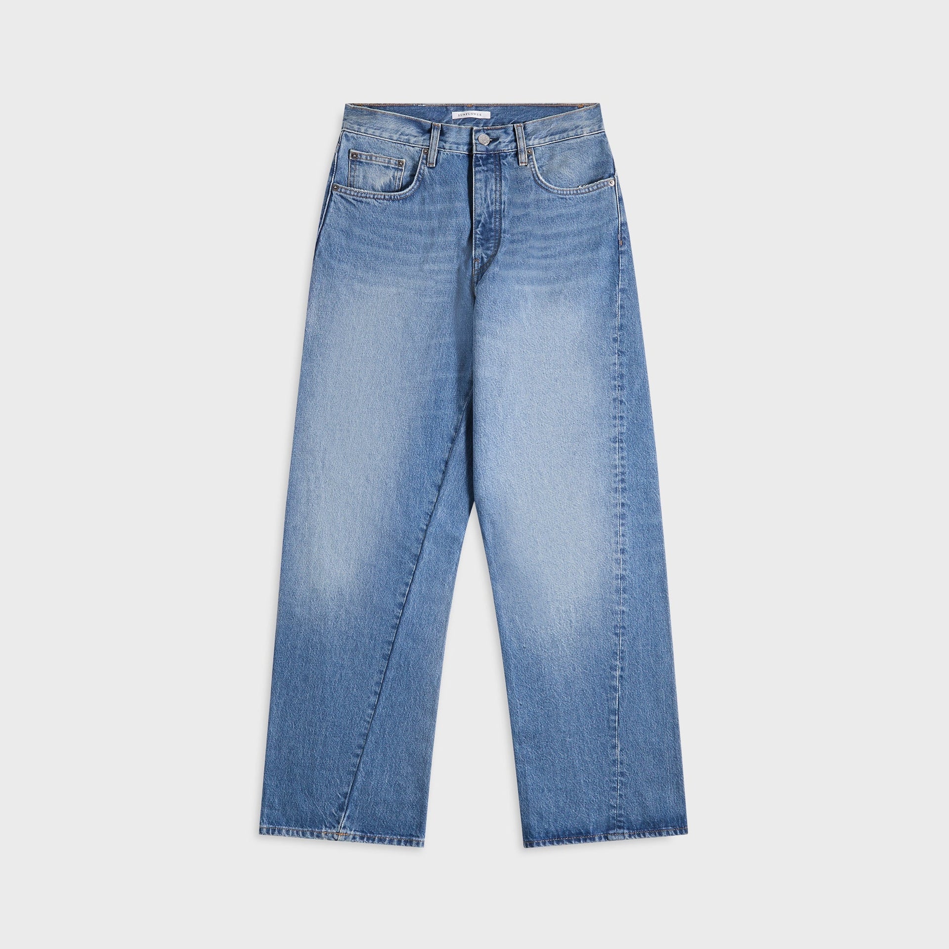 Sunflower Wide Twist Jean - Natural Vintage