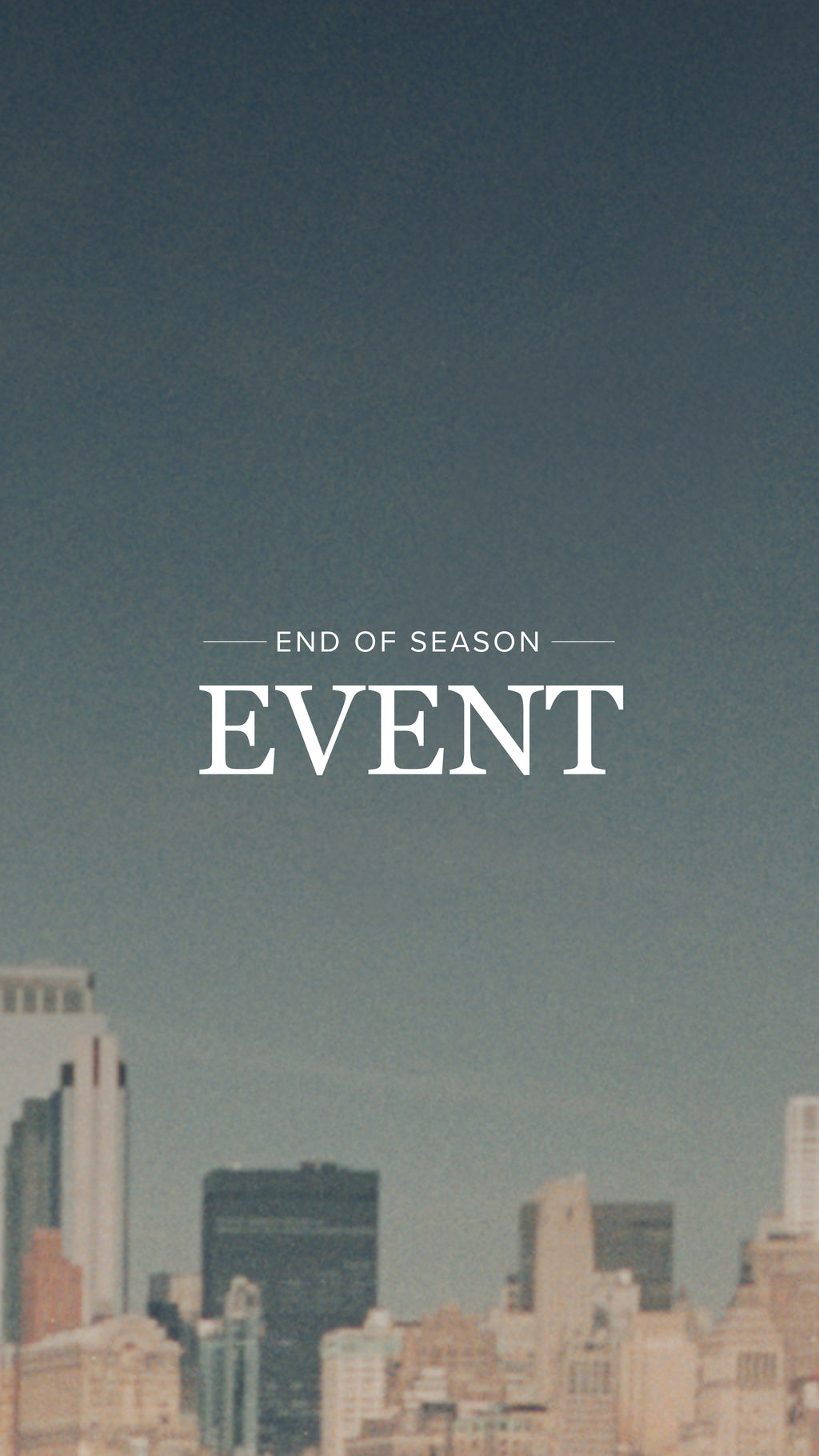 End of Season Event
