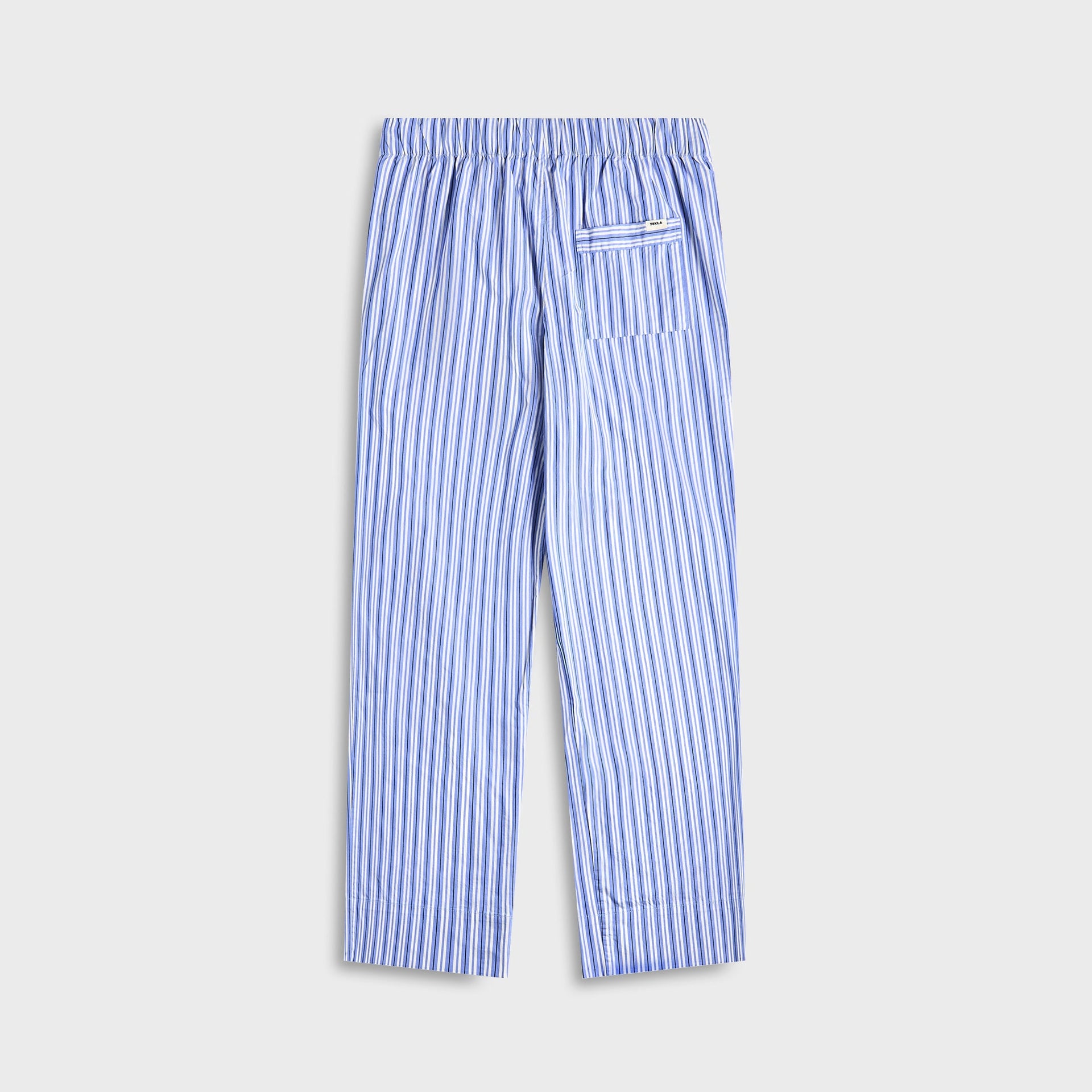 Tekla Poplin Pyjama Pants in Penny Stripes