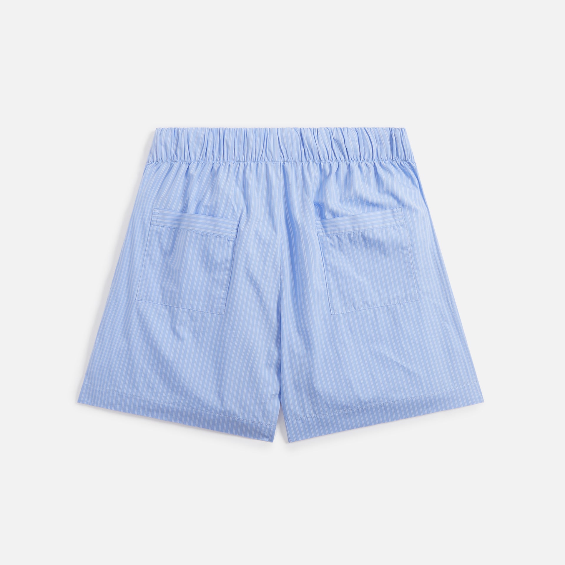 Tekla Poplin Pajama Shorts - Pin Stripes