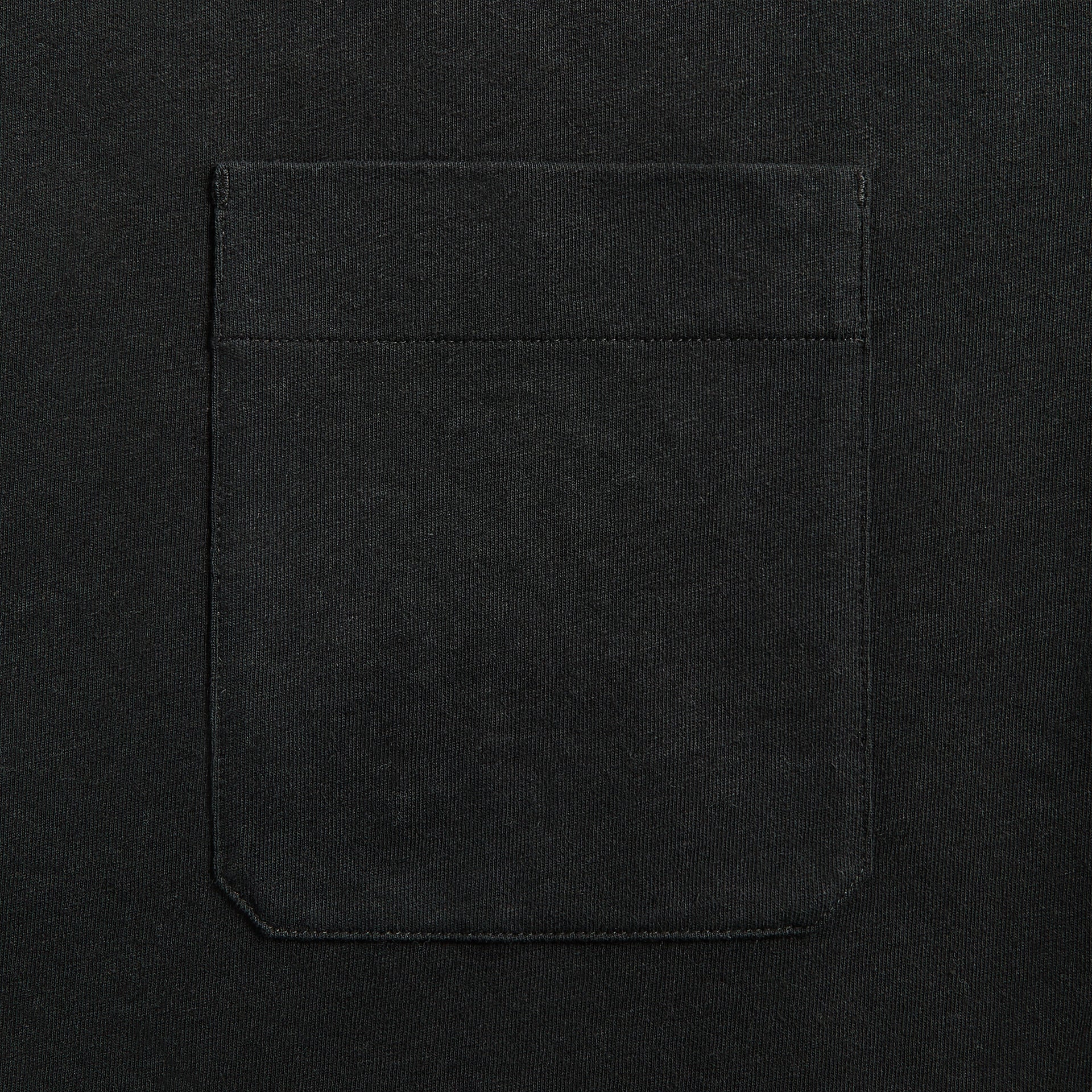 Lemaire Boxy Short Sleeve Tee - Jet Black