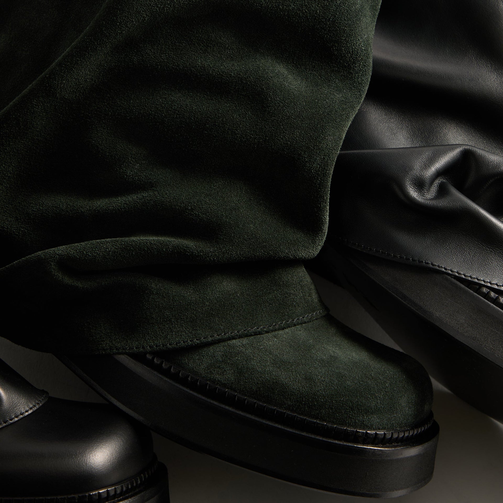 The Attico Mini Robin Combat Boot - Black