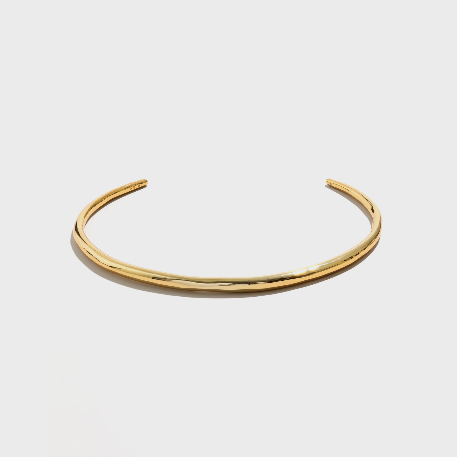 Alexis Bittar Molten Gold Thin Collar Necklace - Gold