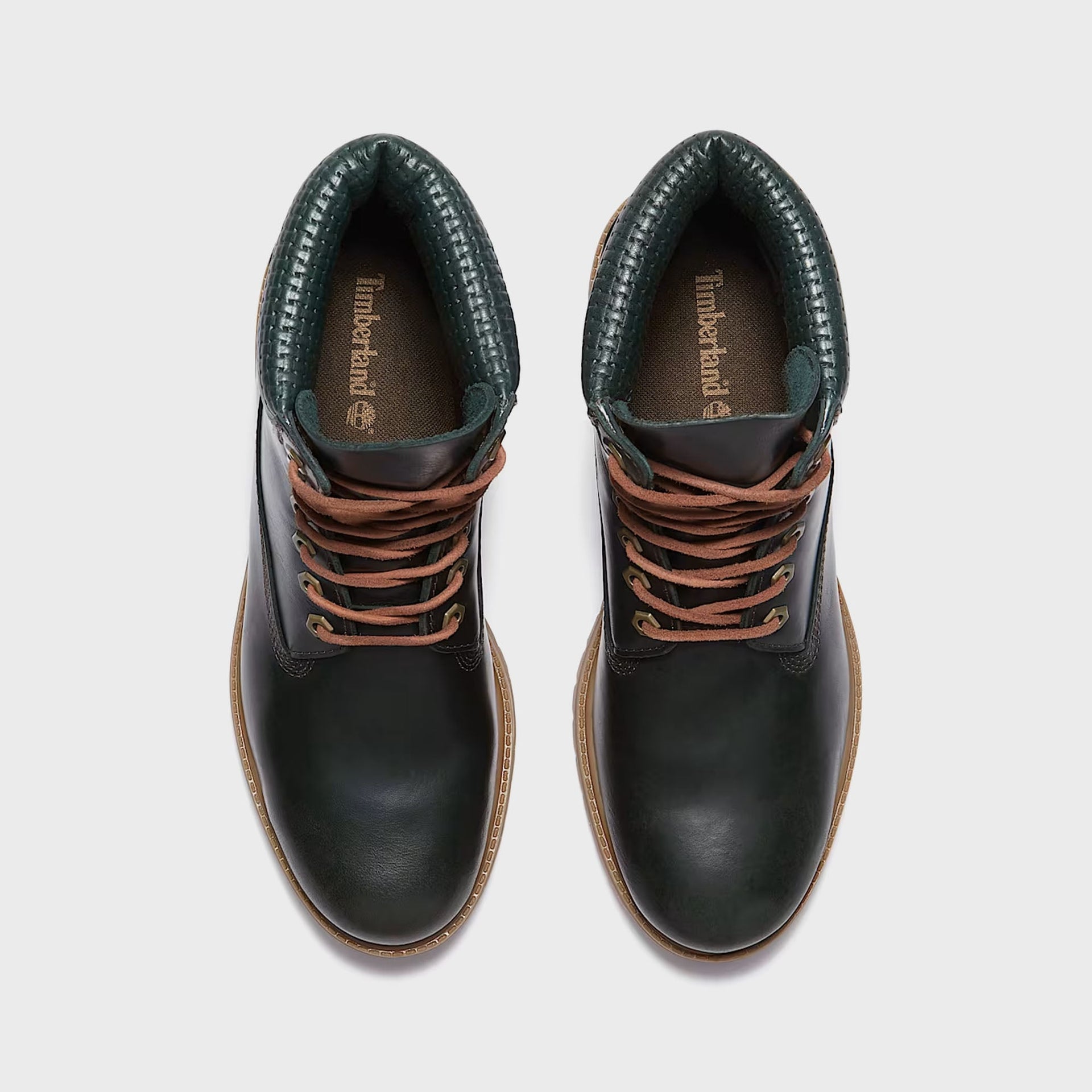 Timberland Emerald Woods 6-Inch Waterproof Boot - Black Nubuck / Dark Green