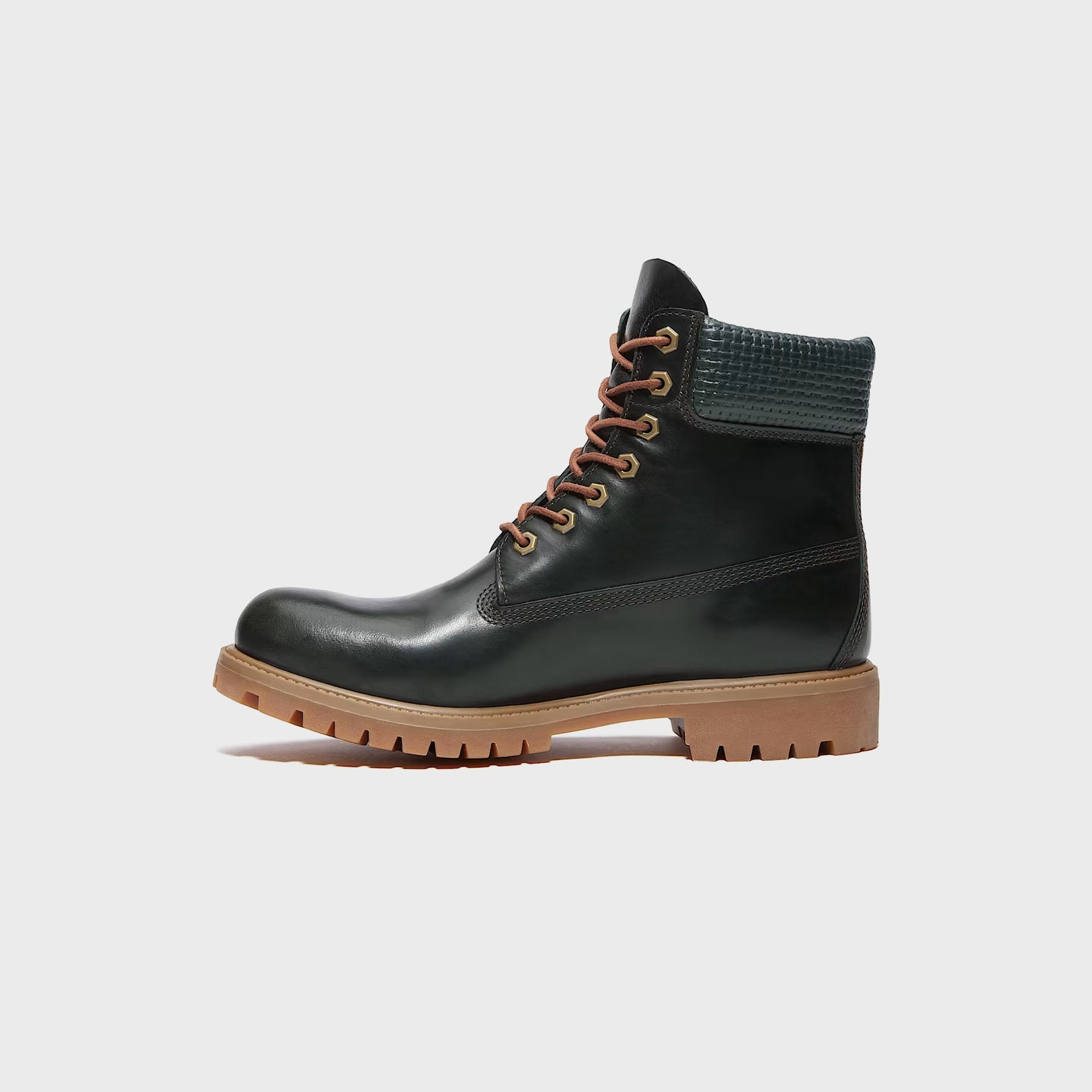 Timberland Emerald Woods 6-Inch Waterproof Boot - Black Nubuck / Dark Green