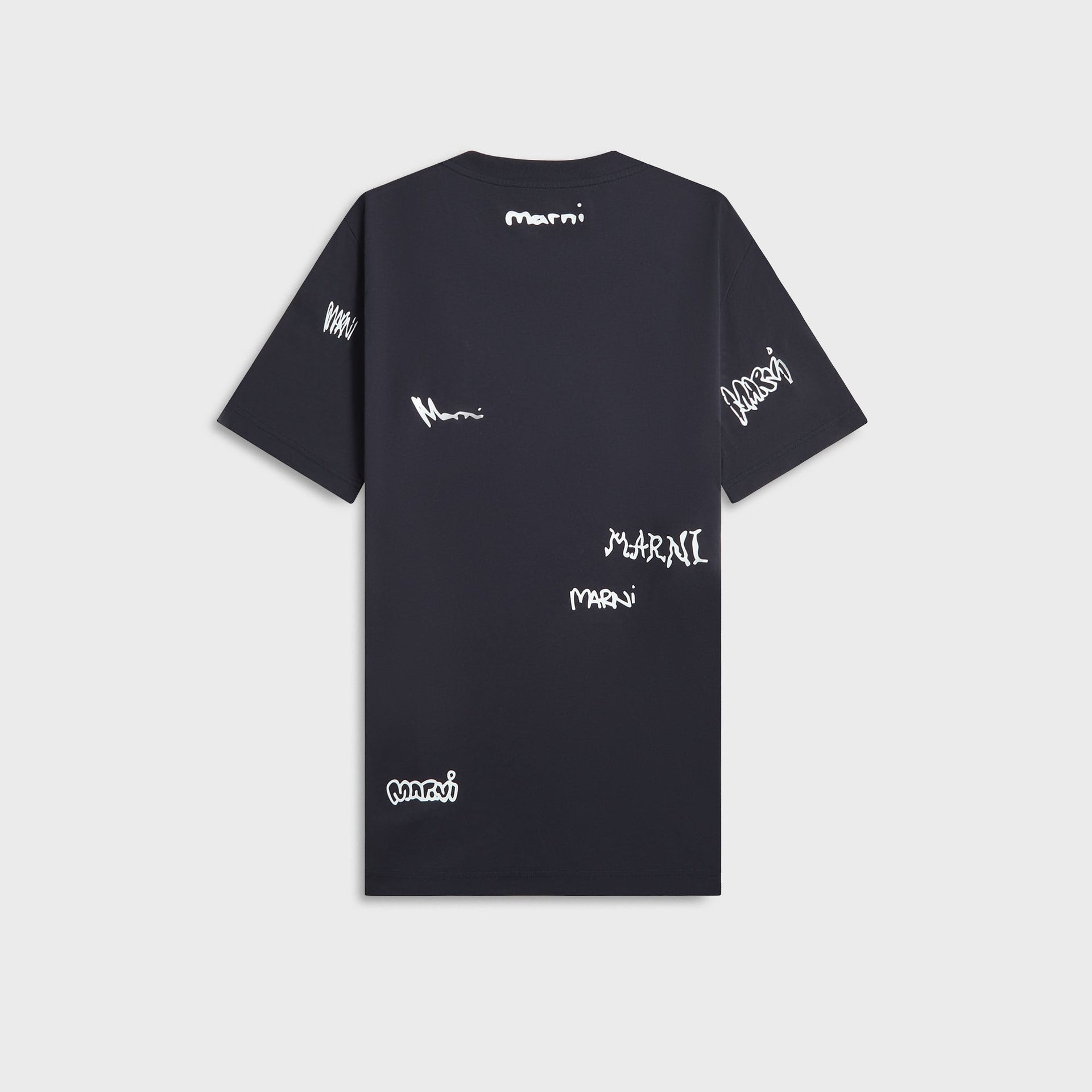 Marni Short Sleeved Tee in Blue / Black