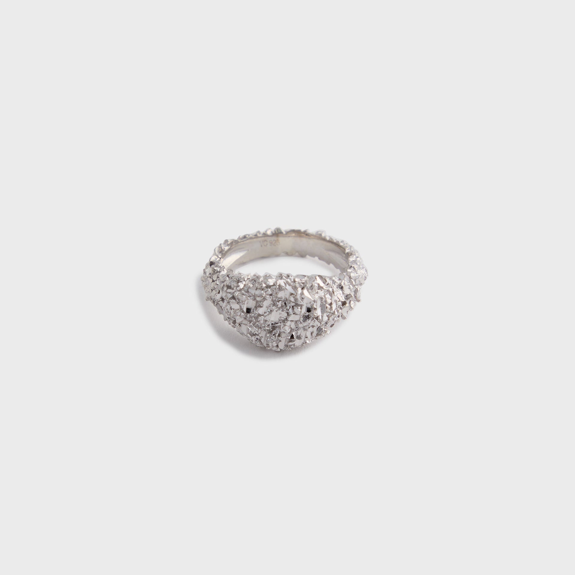 Veneda Carter VC001 Ring in Rhodium