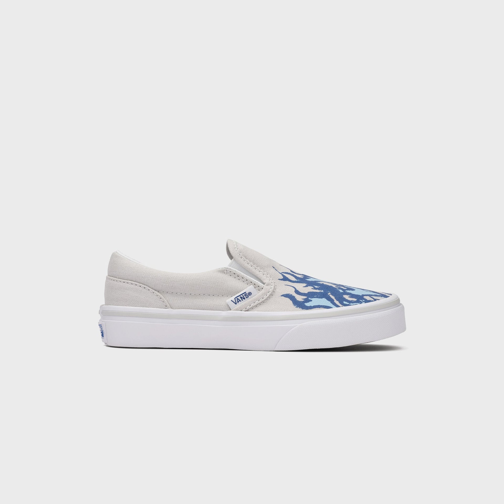 VANS Kids Classic Slip-On - Inferno Grey / Blue