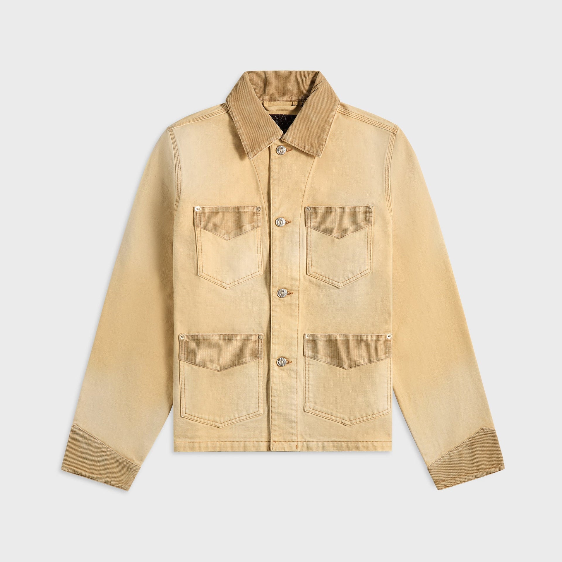 Wales Bonner Sierra Canvas Jacket in Sand / Brown