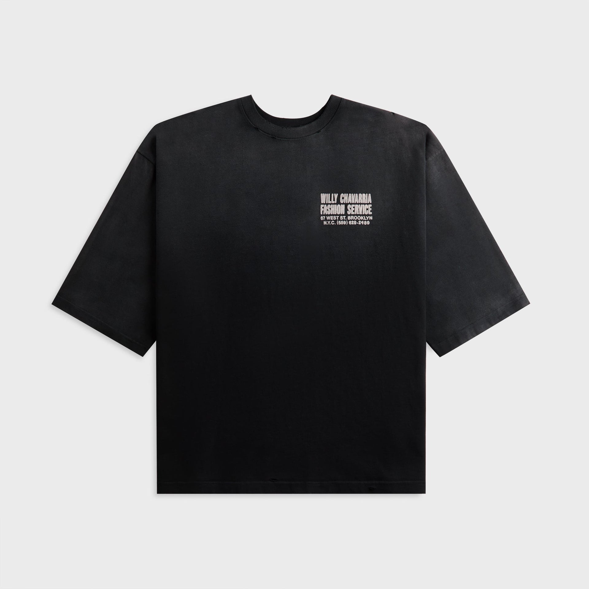 Willy Chavarria Fashion Services Buffalo Tee - Black