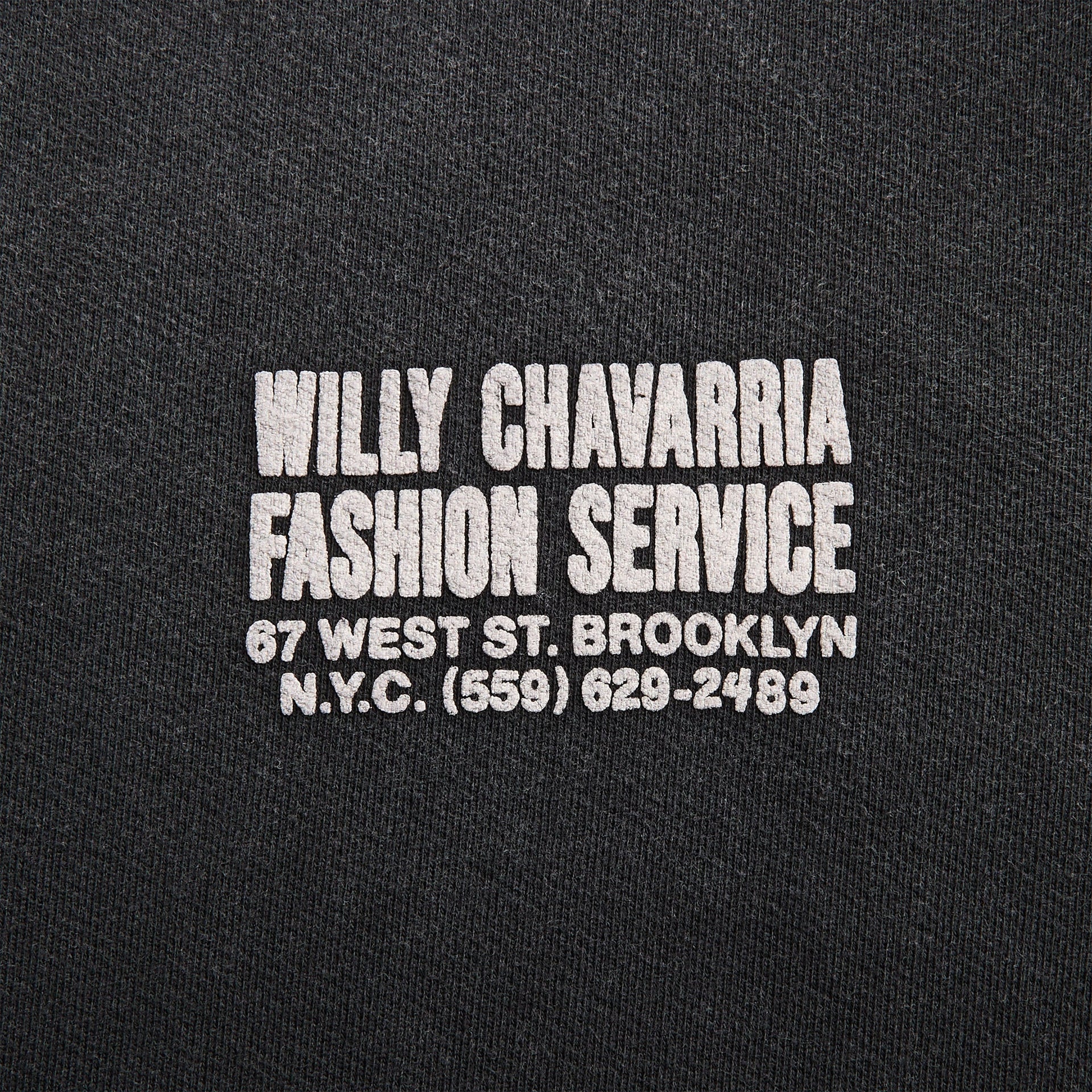 Willy Chavarria Fashion Services Hooligan Hoodie - Black
