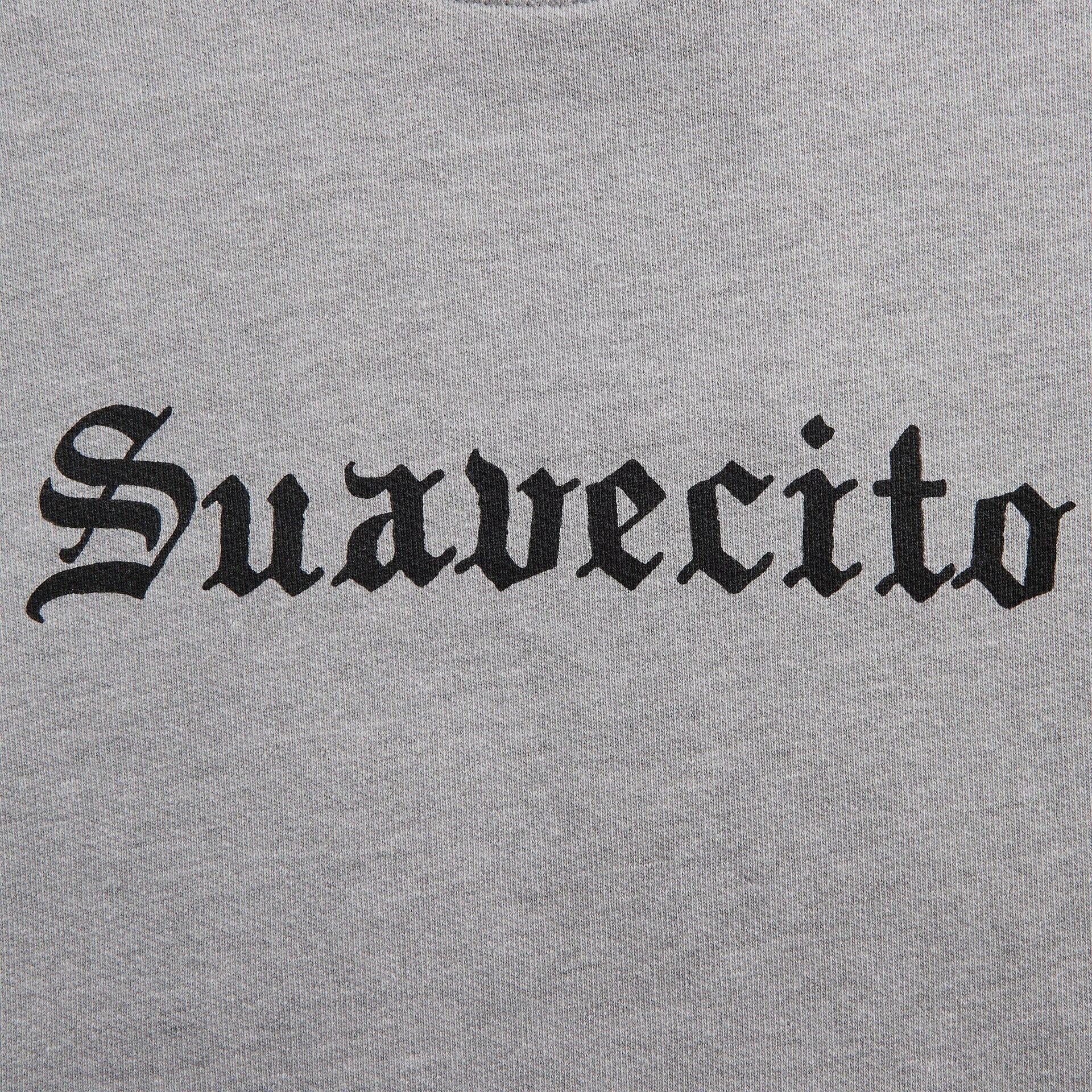 Willy Chavarria Suavacito Hooligan Crewneck Sweatshirt - Heather Grey