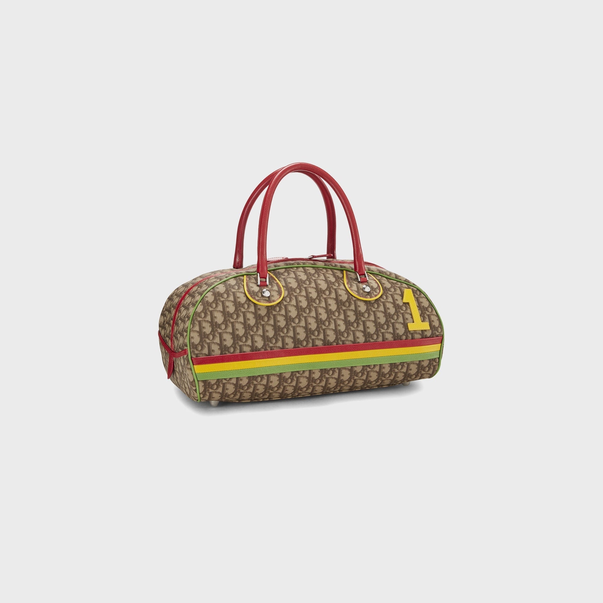 WGACA Dior Coated Canvas Rasta Bowler in Brown