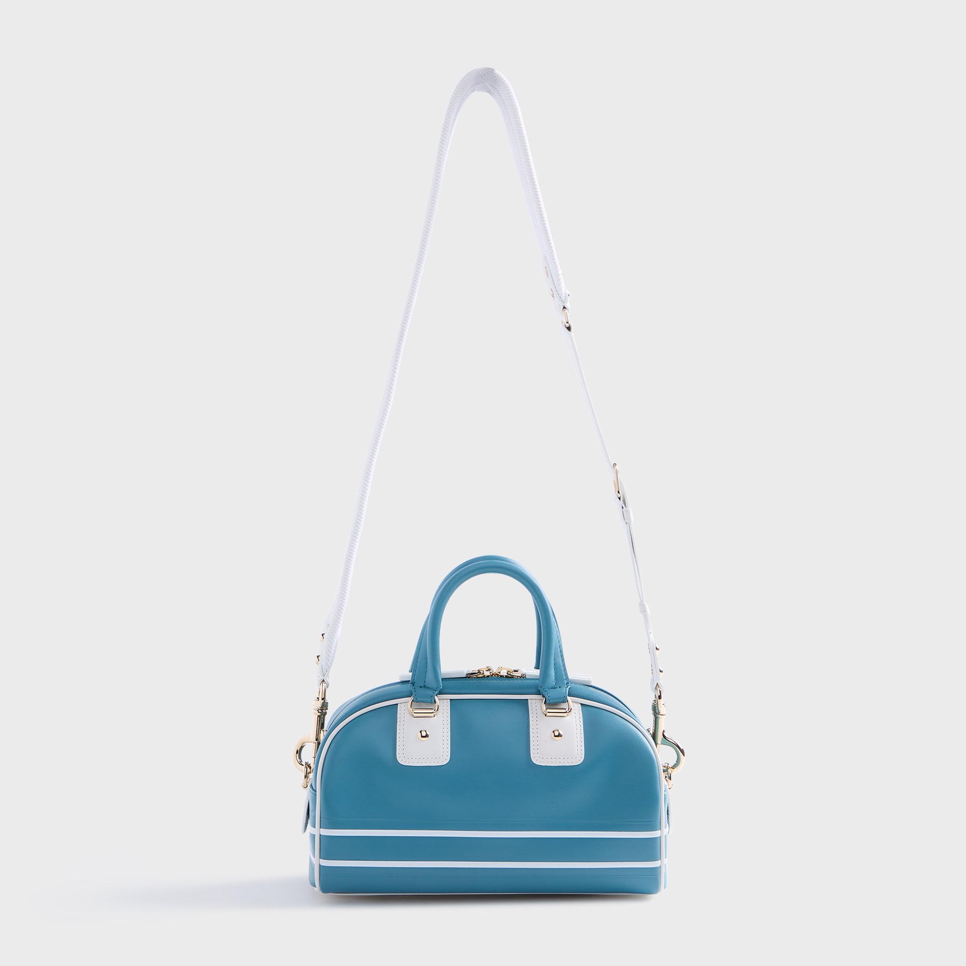 WGACA Dior Vibe Zip Bowling Small - Blue Calfskin