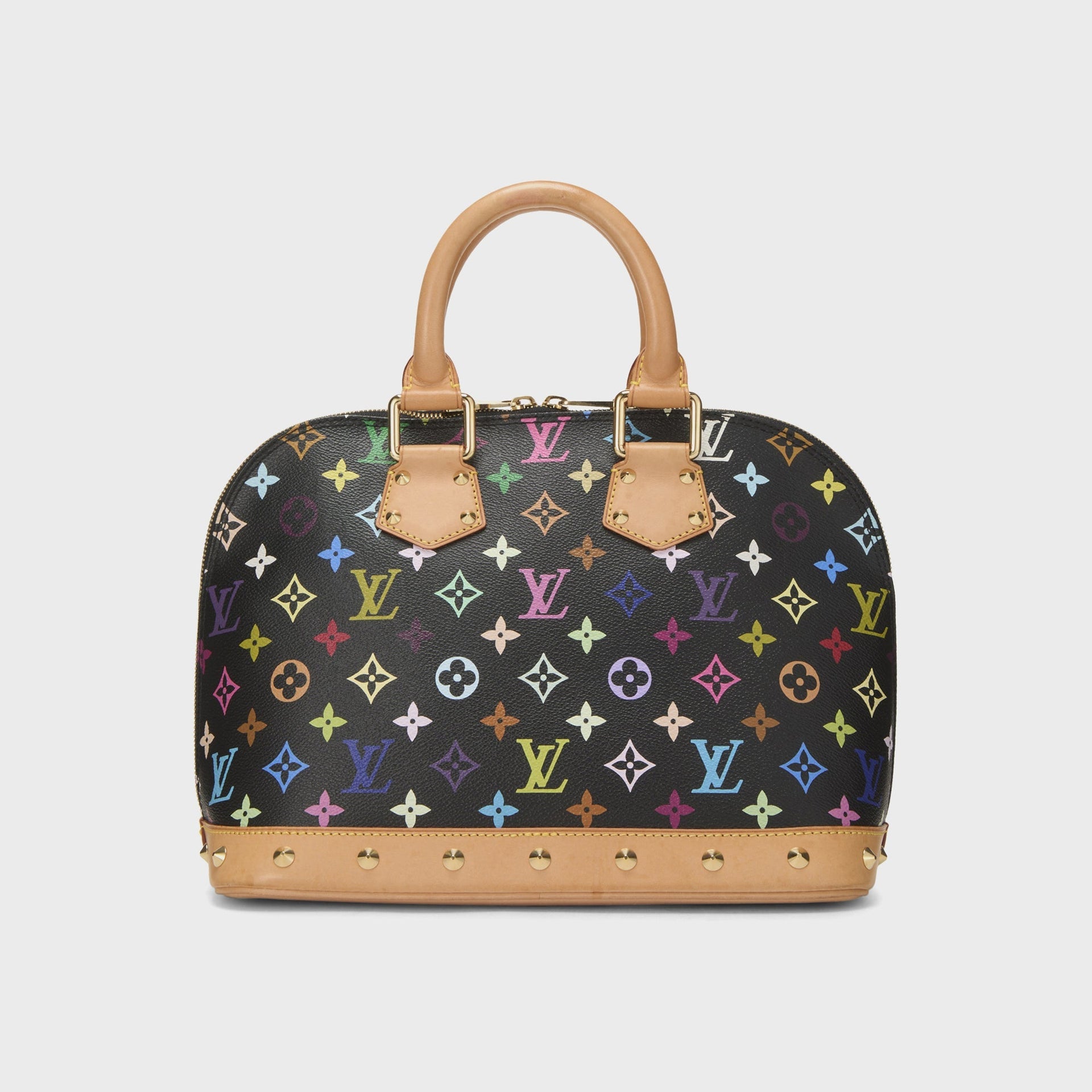 WGACA Louis Vuitton x Takashi Murakami Monogram Multicolore Alma PM - Black