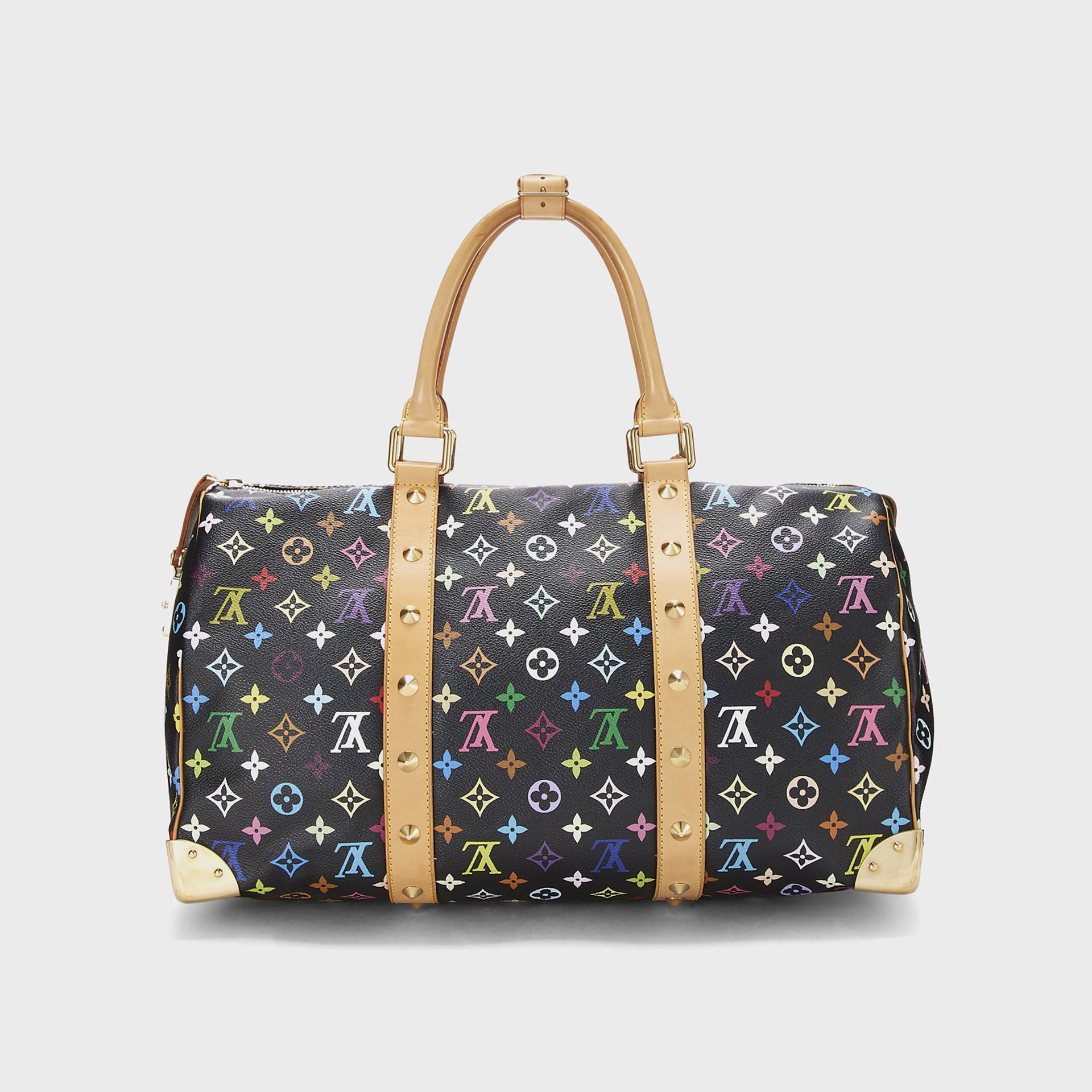 WGACA Louis Vuitton Keepall 45 - Black / Multi