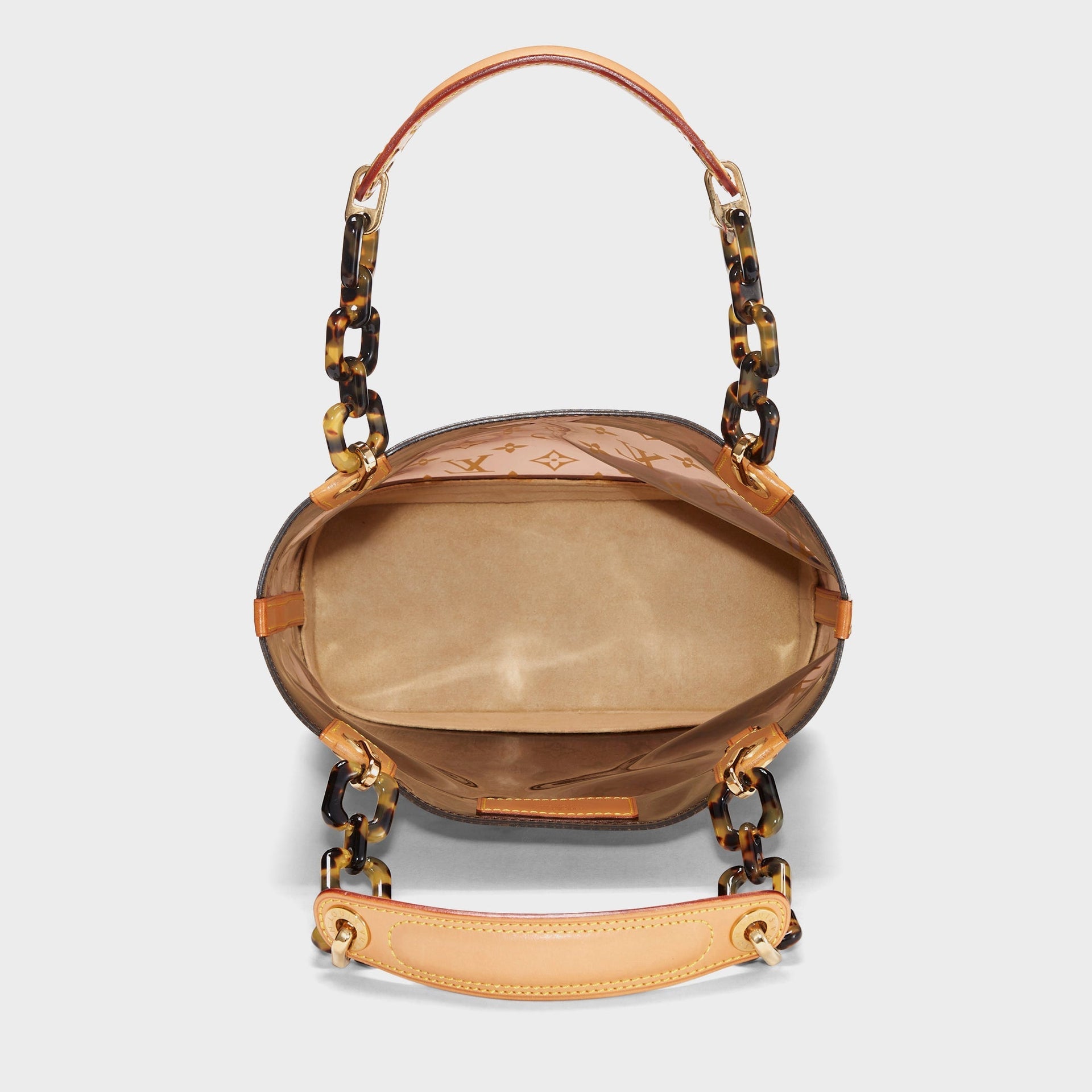 WGACA Louis Vuitton Vinyl Cabas Ambre PM - Brown