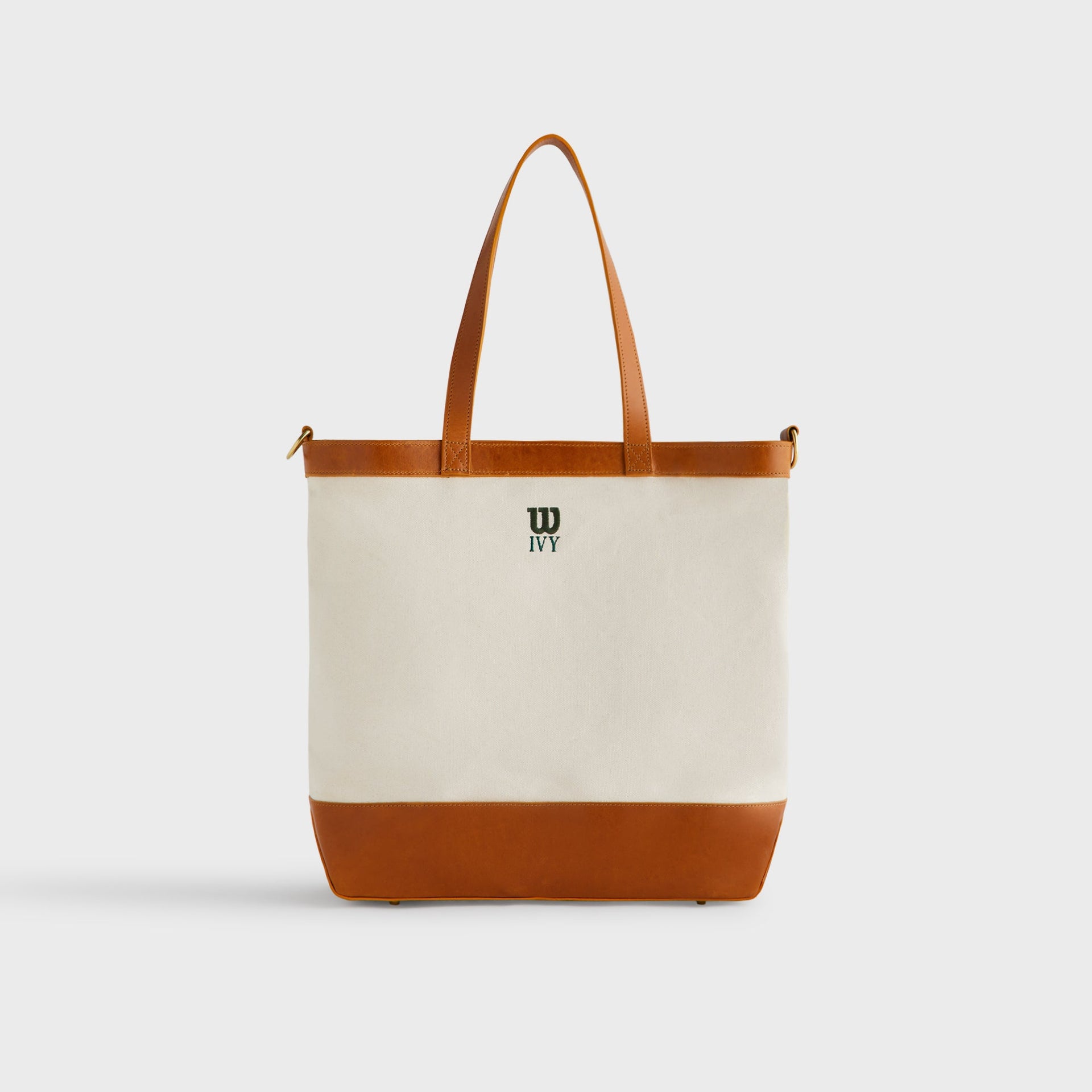 Kith Ivy for Wilson Leather Trimmed Tote - Tan