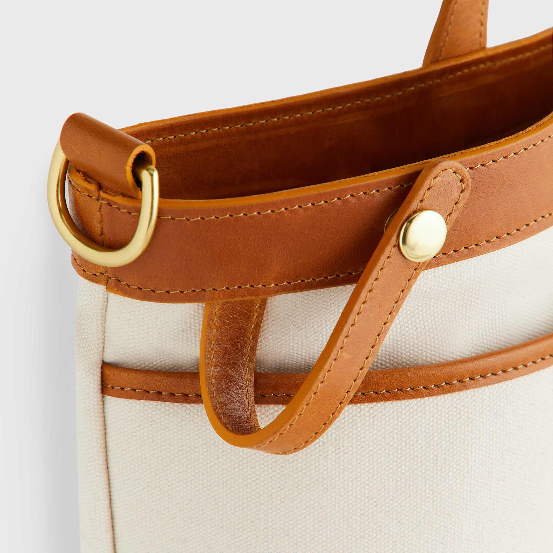 Kith Ivy for Wilson Leather Trimmed Tote - Tan