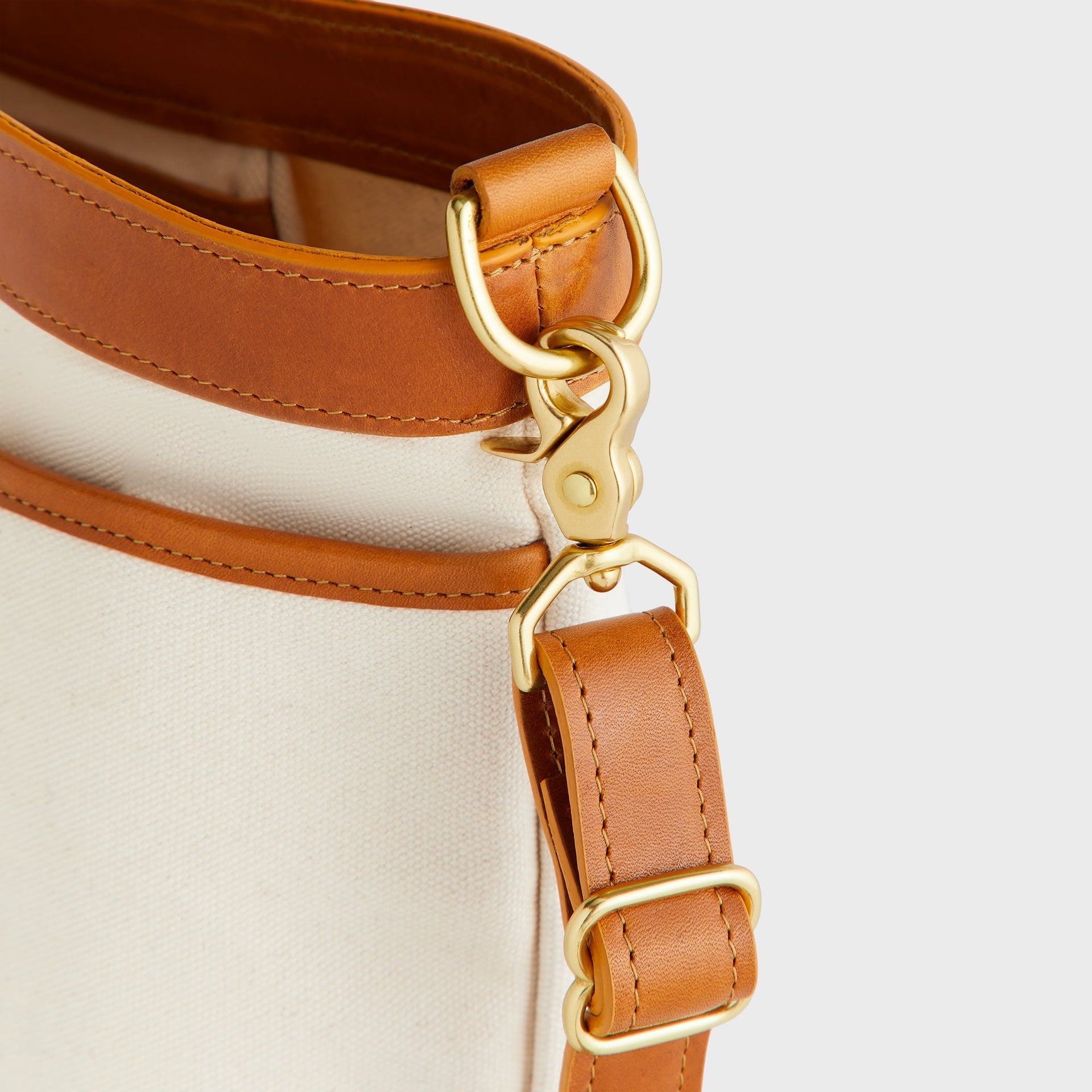 Kith Ivy for Wilson Leather Trimmed Tote - Tan