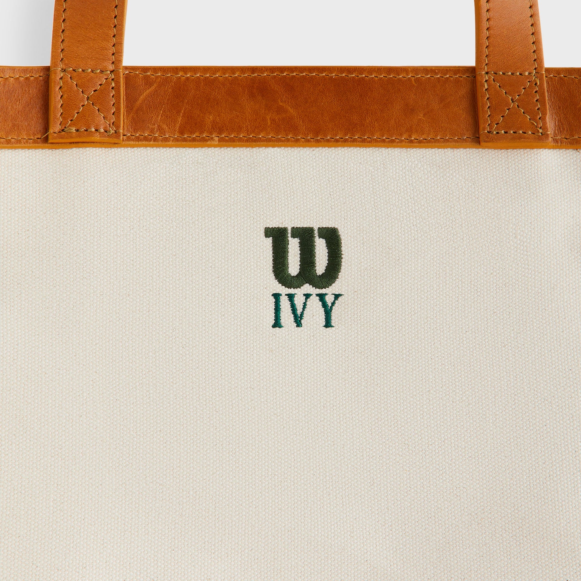 Kith Ivy for Wilson Leather Trimmed Tote - Tan