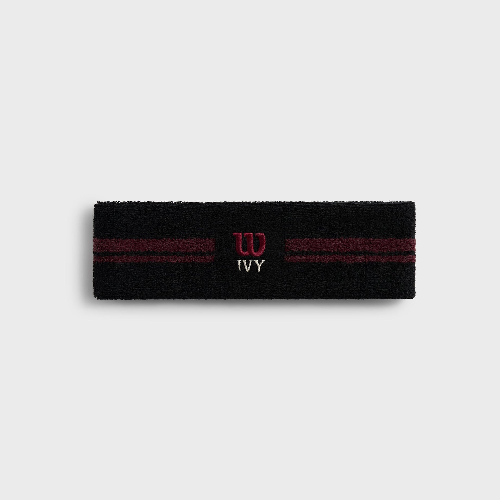 Kith Ivy for Wilson Terry Stripe Headband - Black