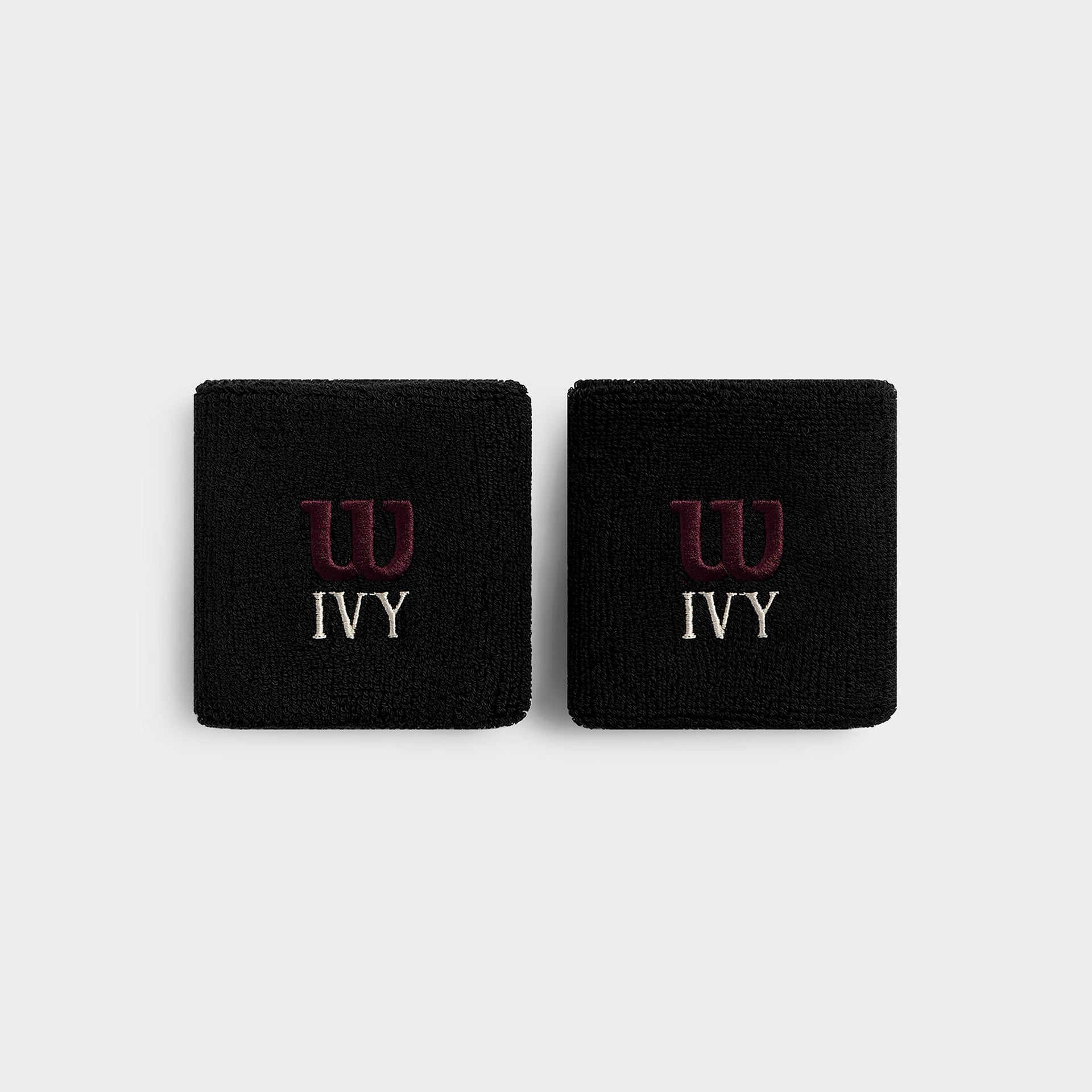 Kith Ivy for Wilson Classic Terry Wristbands - Black