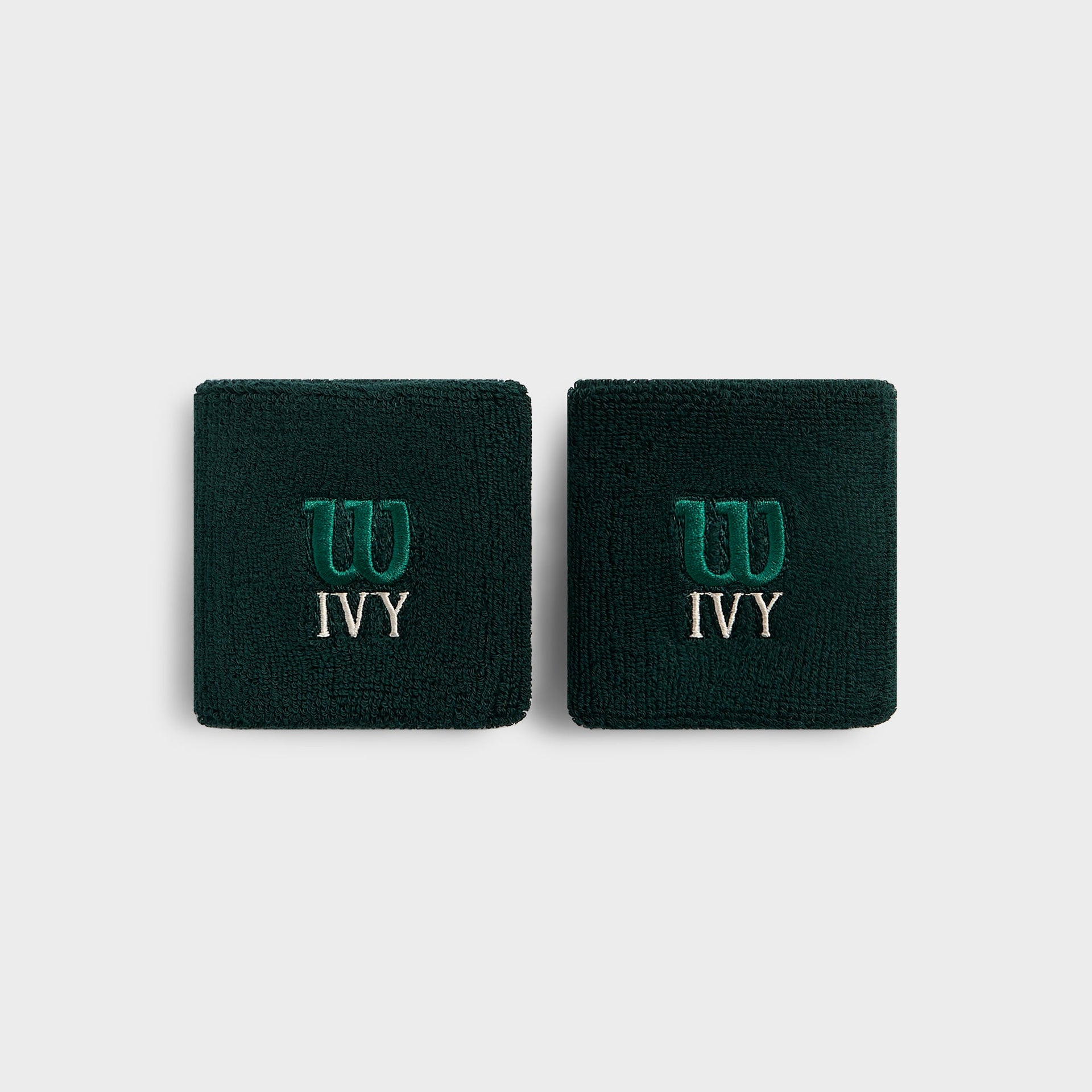 Kith Ivy for Wilson Classic Terry Wristbands - Ivy Green